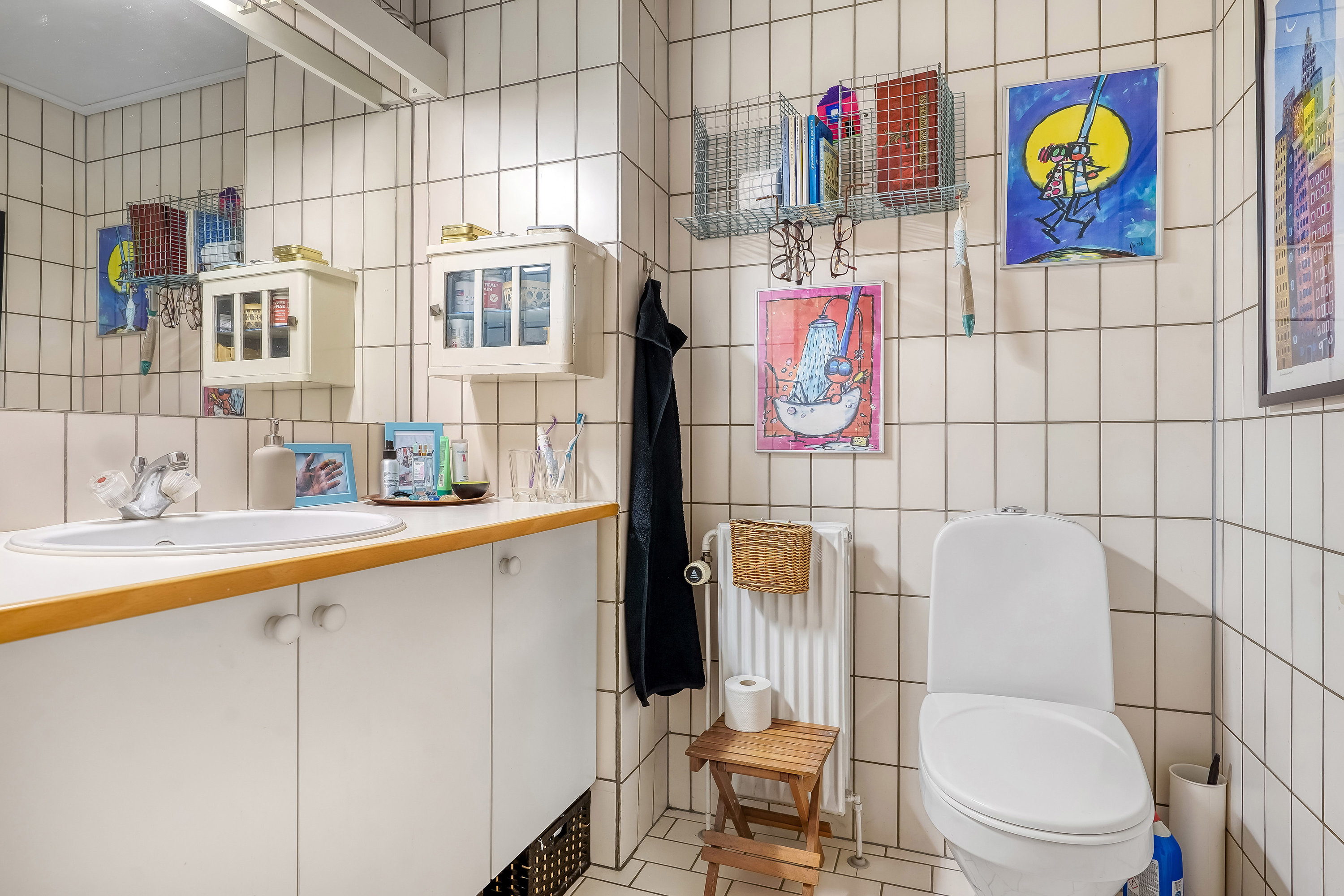 Fremhævet toilet billede i fuldskærmstilstand. Billede af Jagtvej 56, 1. th., 5000 Odense C