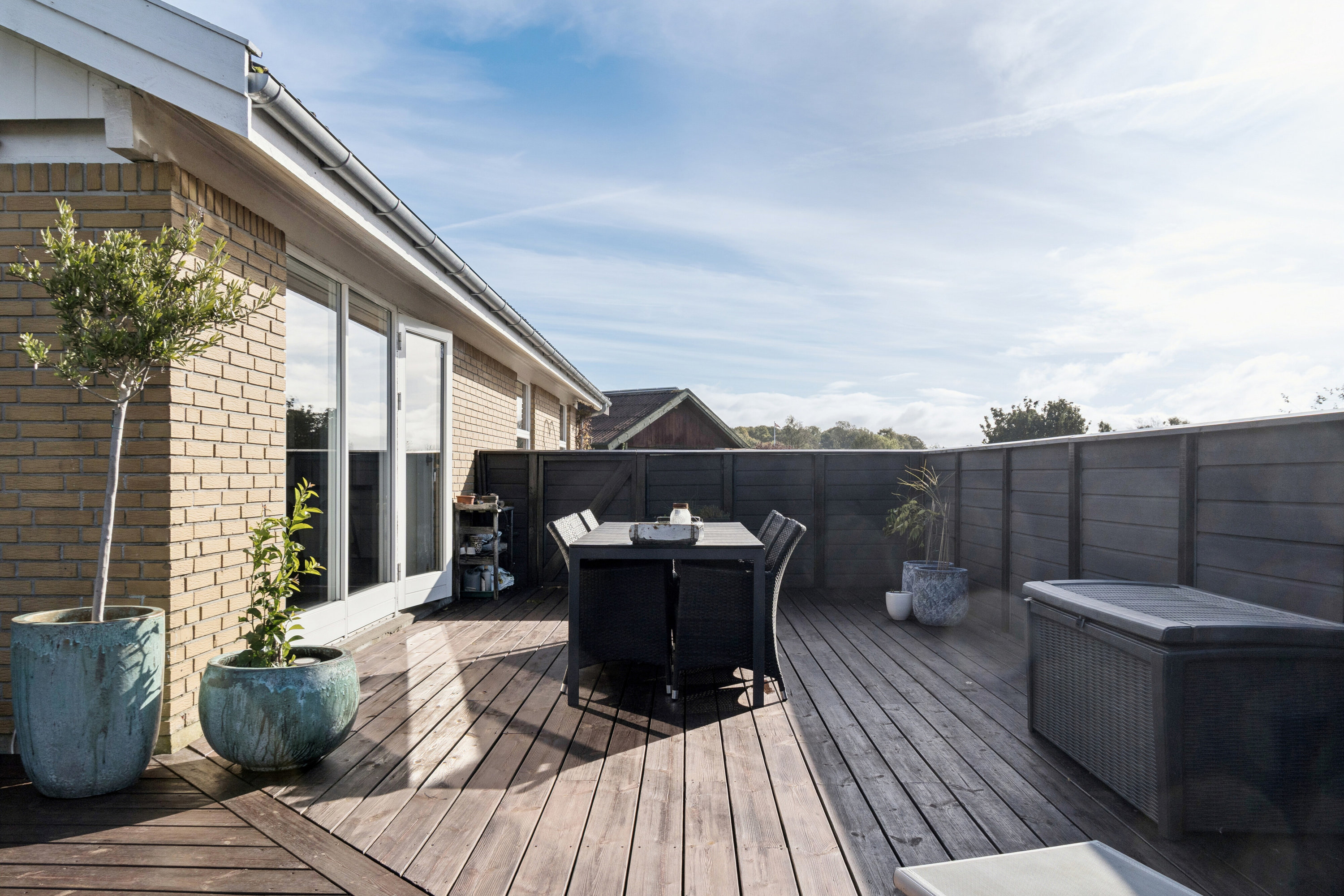 Fremhævet terrasse billede i fuldskærmstilstand. Billede af Lindevangen 16, Asnæs, 4550 Asnæs