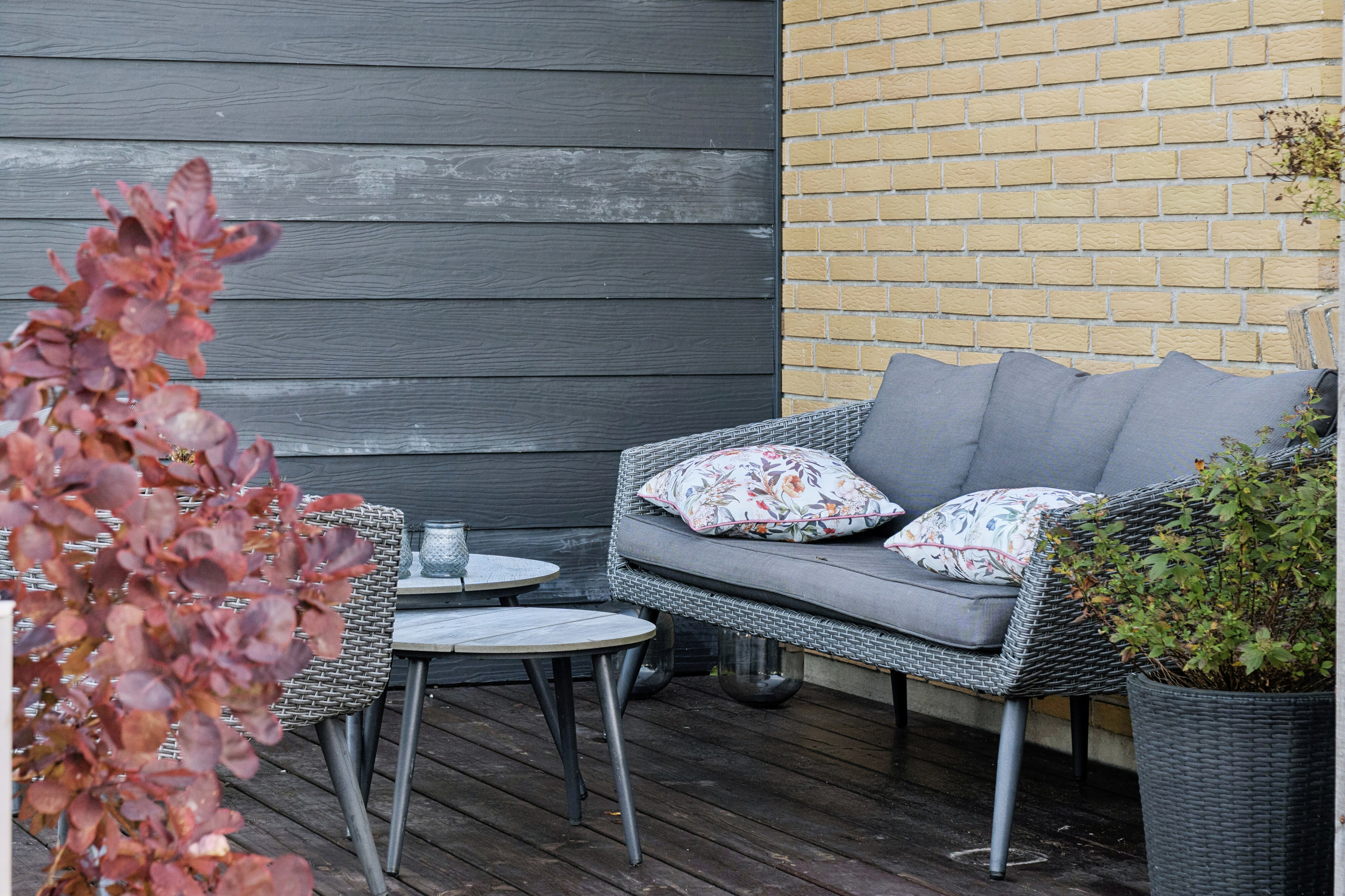 Fremhævet terrasse billede i fuldskærmstilstand. Billede af Lindevangen 16, Asnæs, 4550 Asnæs