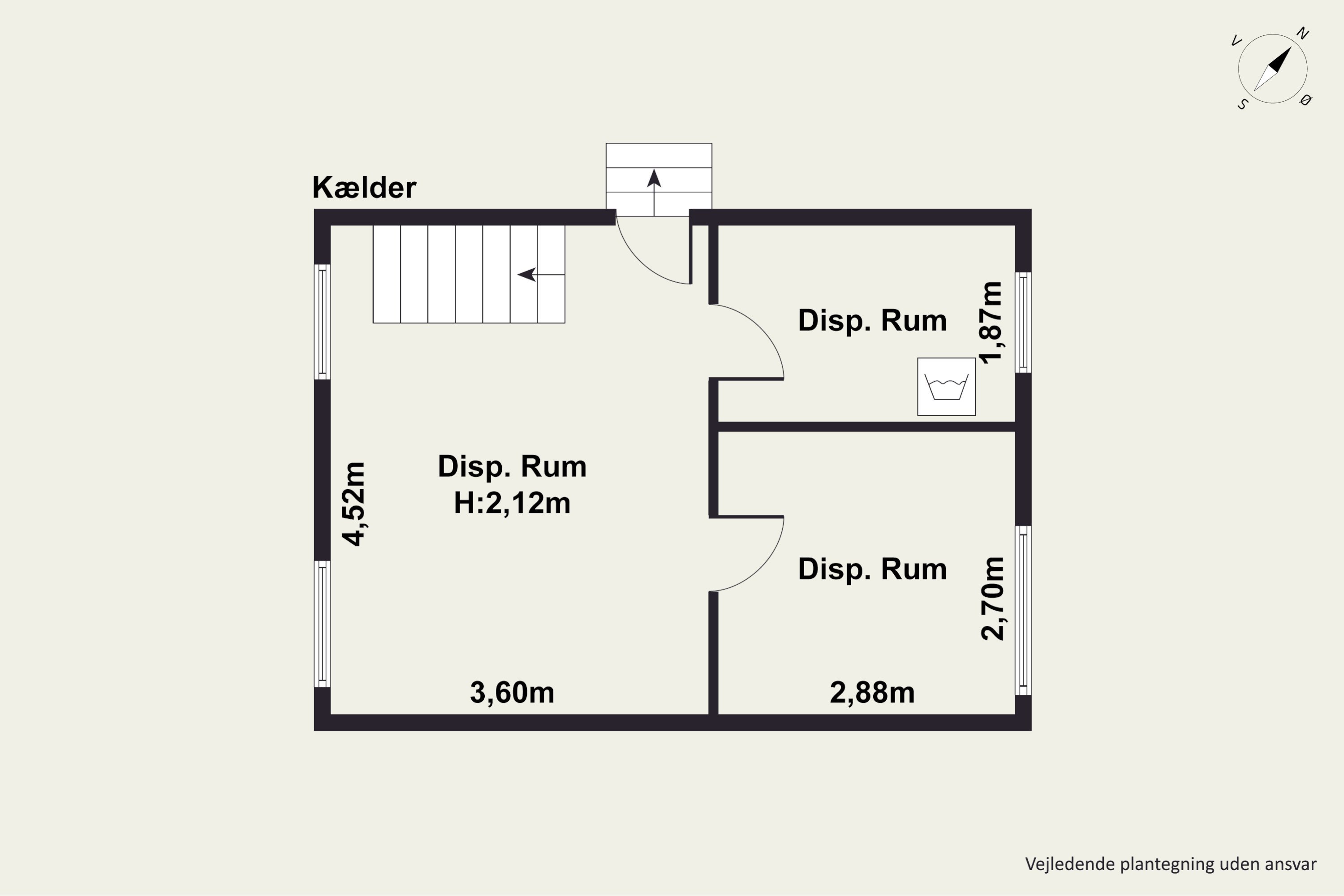 Plantegninger billede af Bragesvej 35, st. th., 3000 Helsingør