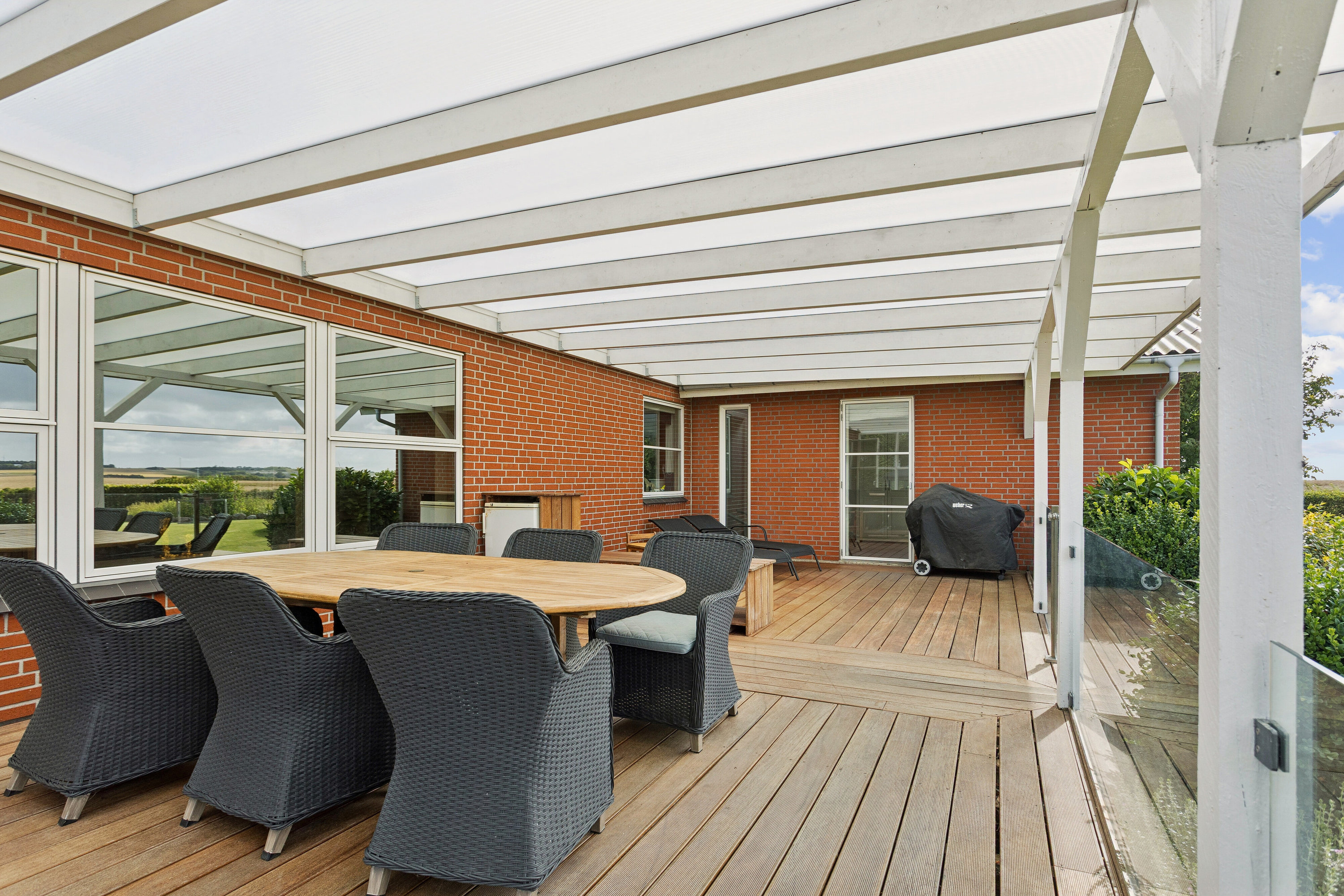 Fremhævet overdækket terrasse billede i fuldskærmstilstand. Billede af Bellisvej 8, 7700 Thisted