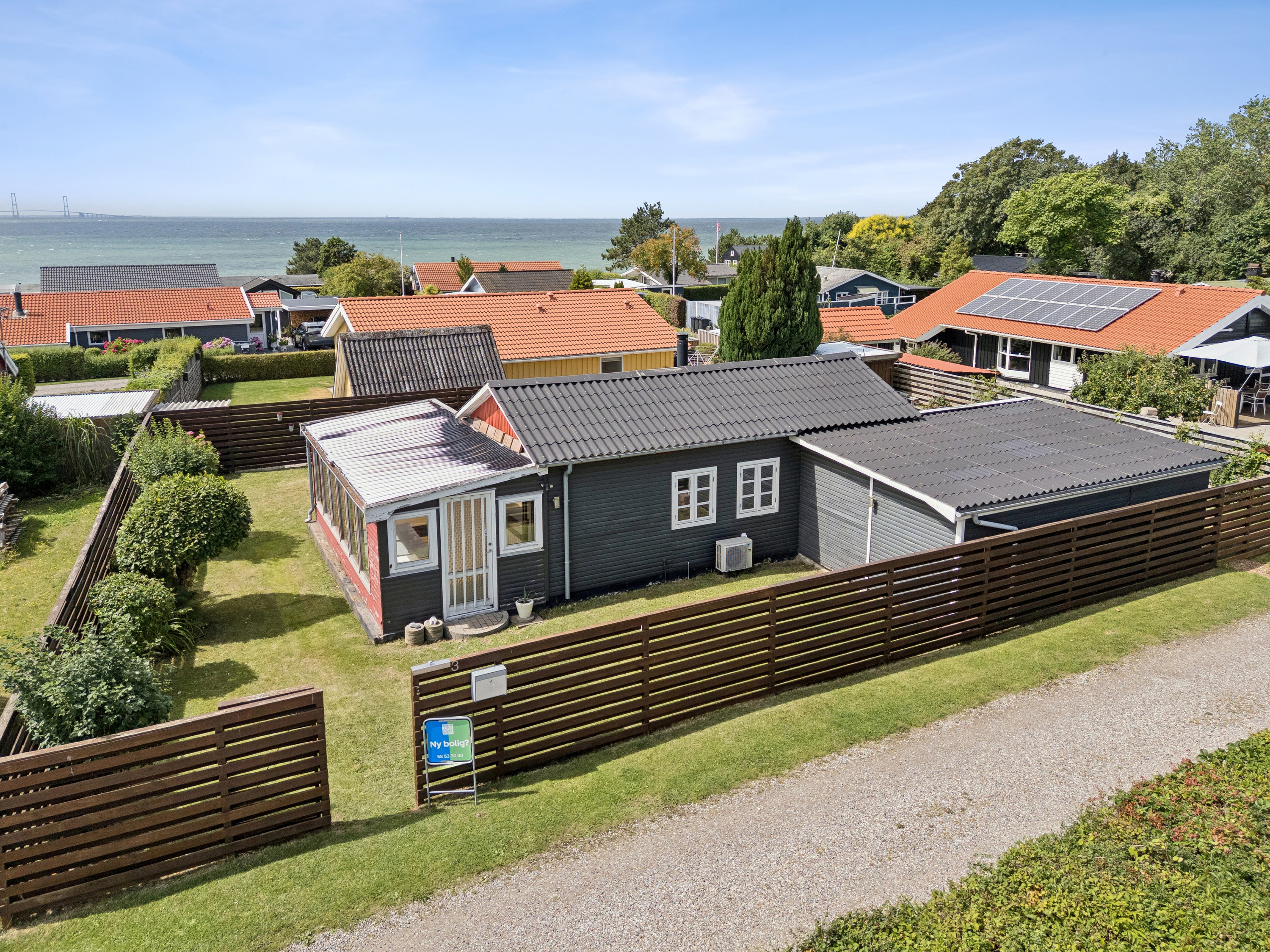 Fremhævet luftfoto billede i fuldskærmstilstand. Billede af Leddet 3, Næsby Strand, 4200 Slagelse