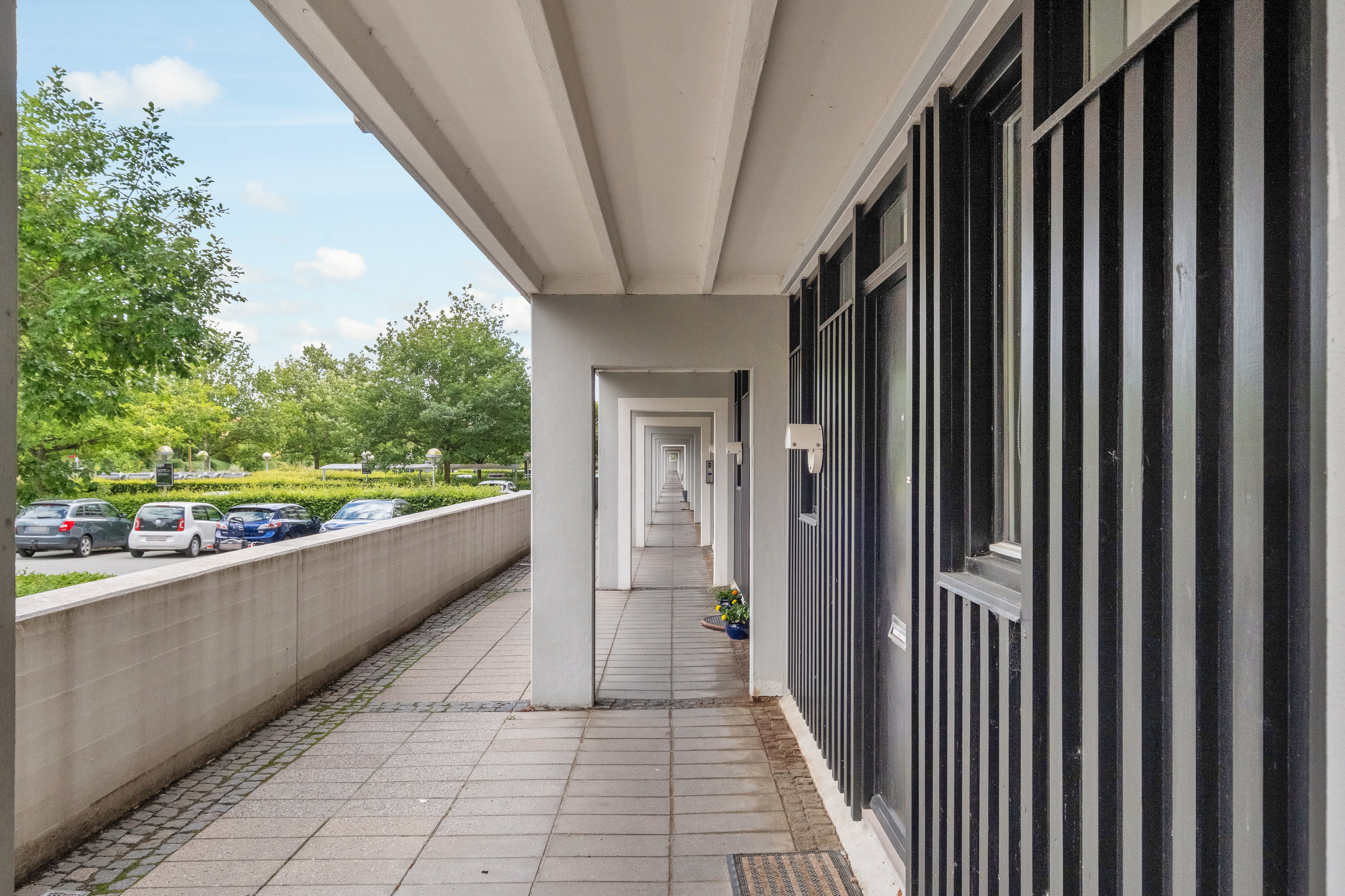 Fremhævet facade billede i fuldskærmstilstand. Billede af Vestervang 41, 1. 4111., 8000 Aarhus C