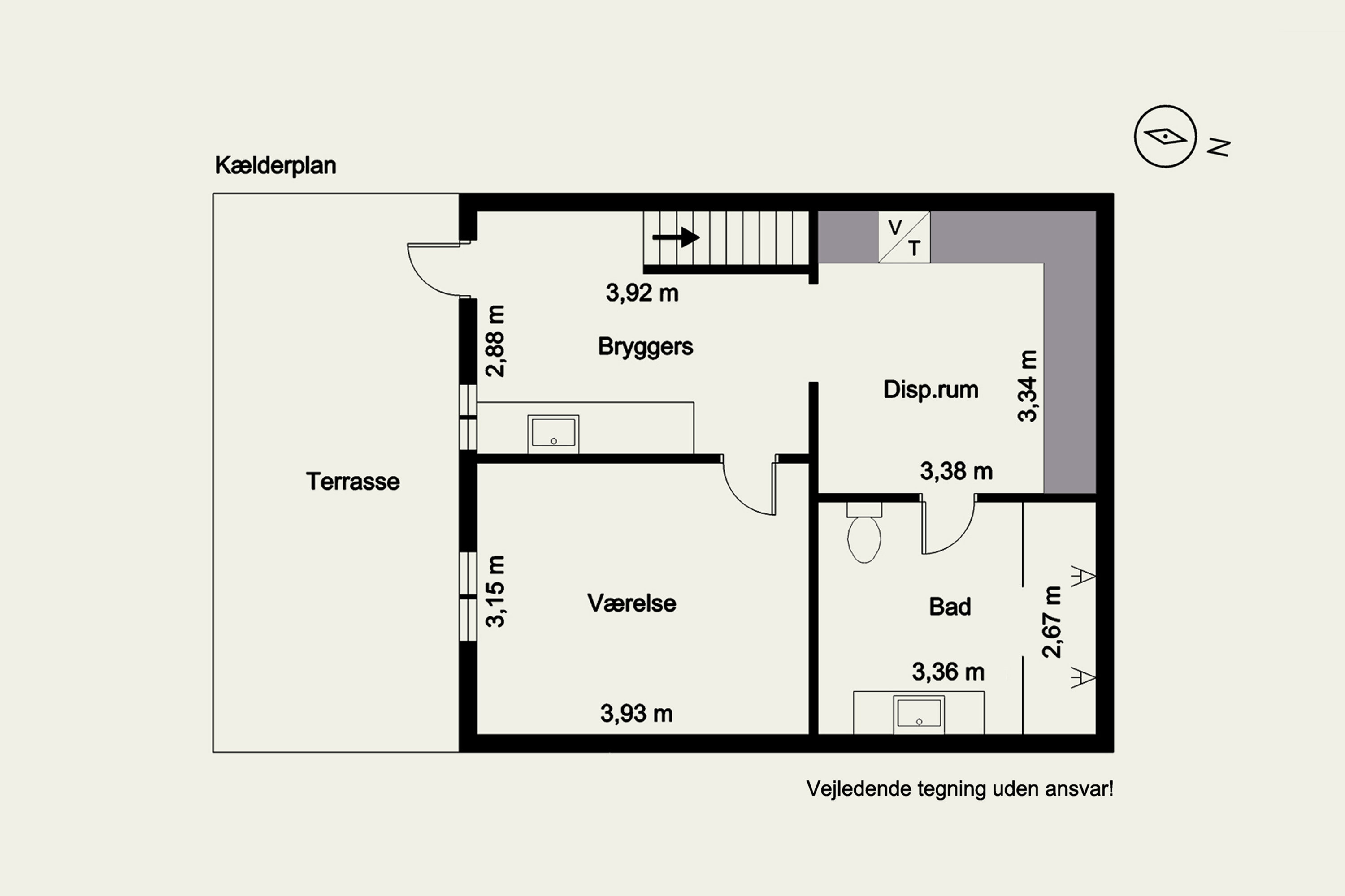 Plantegninger billede af Bakkevej 24, 6000 Kolding