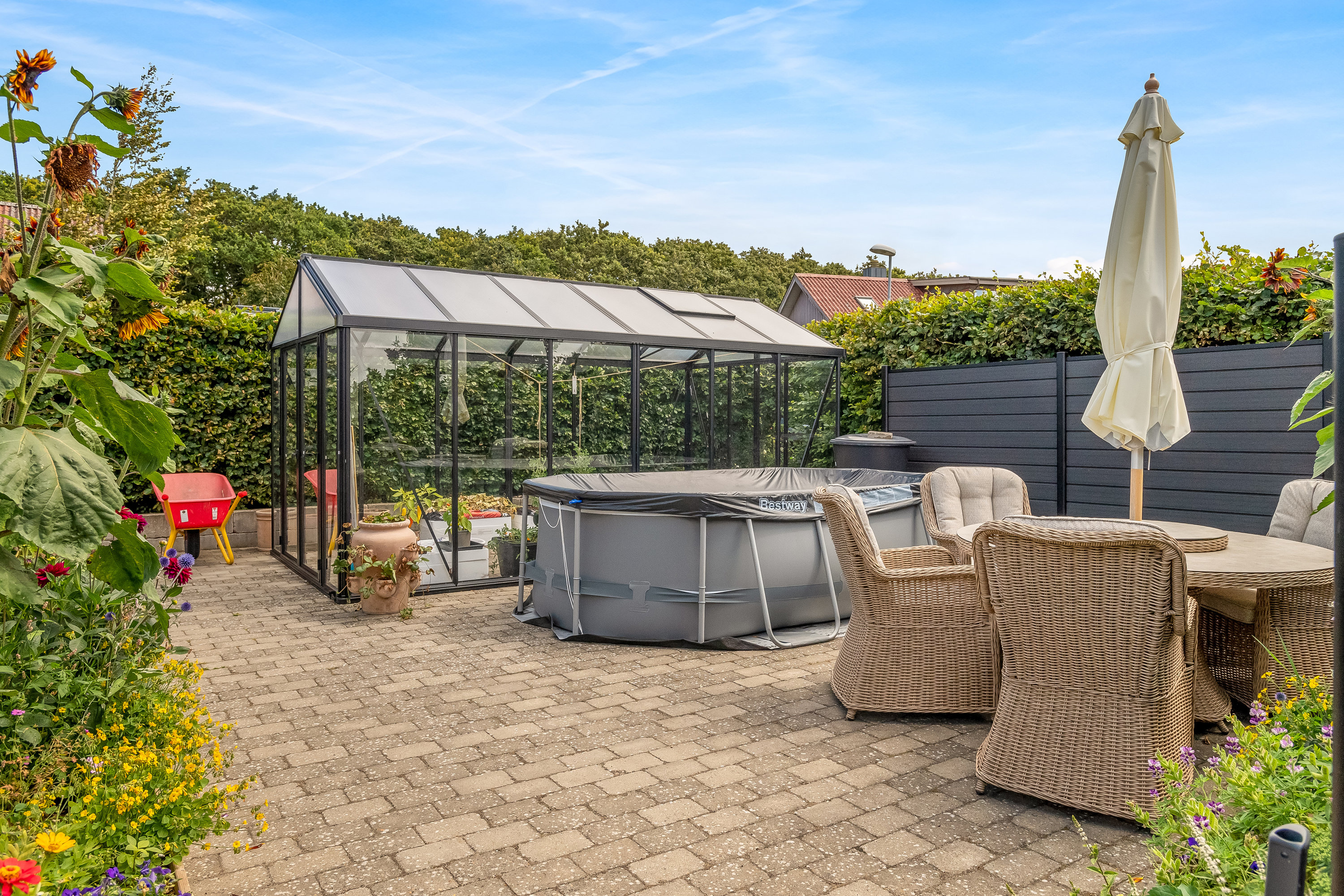 Fremhævet terrasse billede i fuldskærmstilstand. Billede af Vester Lemtorp 13, Nørlem, 7620 Lemvig