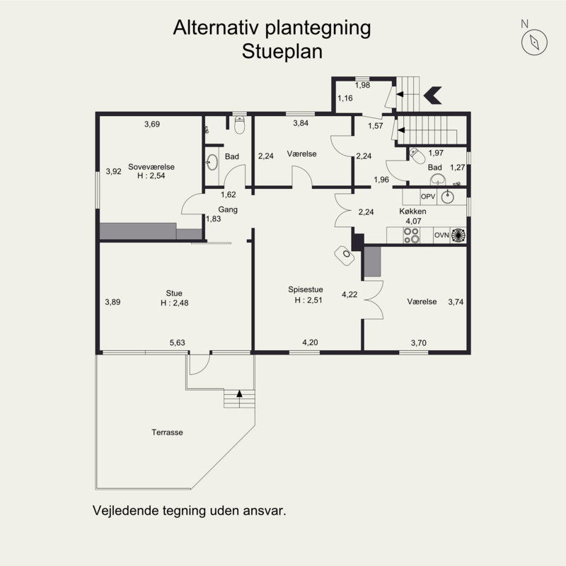 Plantegninger billede af Ribe Landevej 151B, 6100 Haderslev