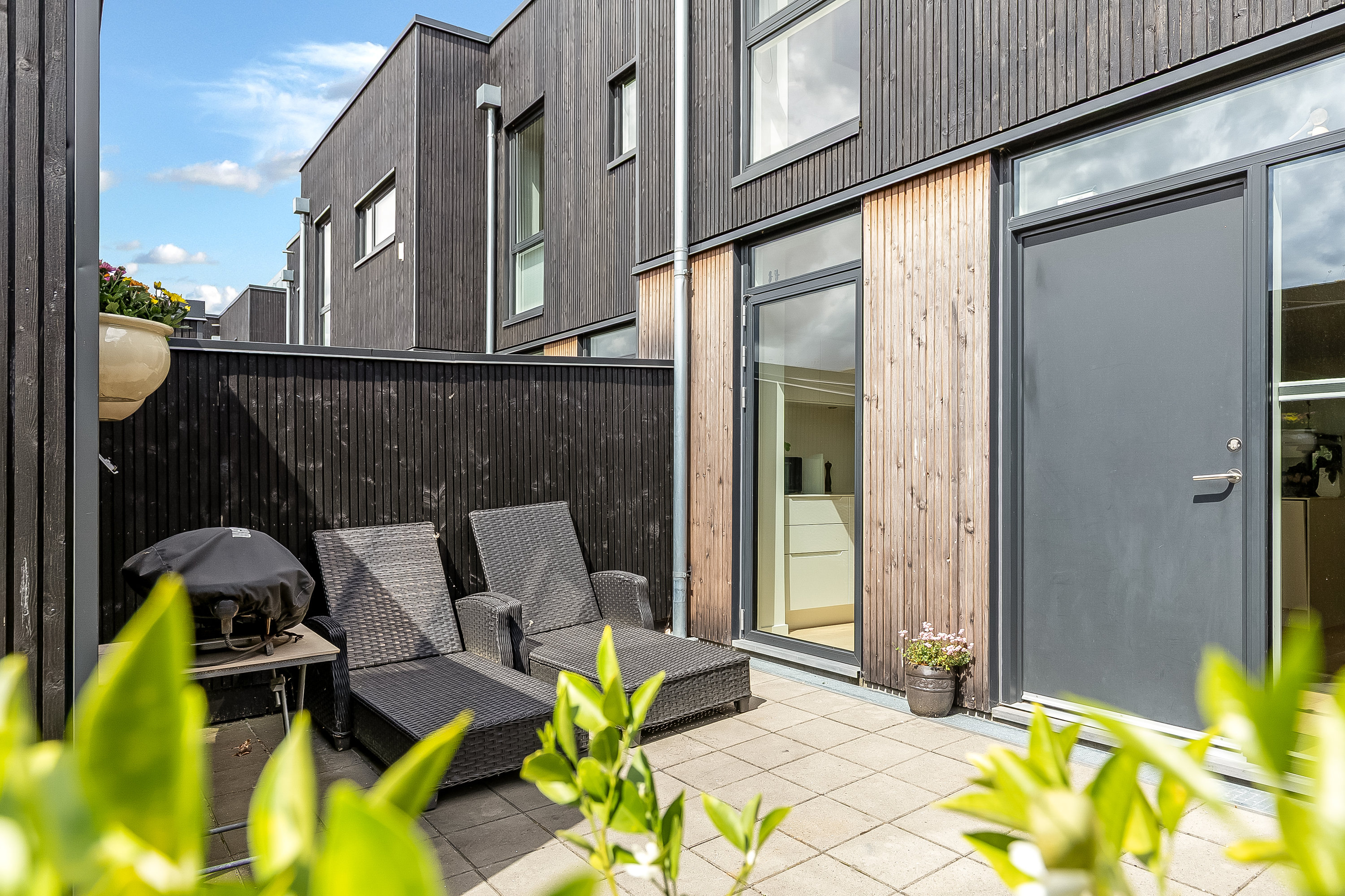 Fremhævet terrasse billede i fuldskærmstilstand. Billede af Beddingen 53, Skudehavnen, 7100 Vejle