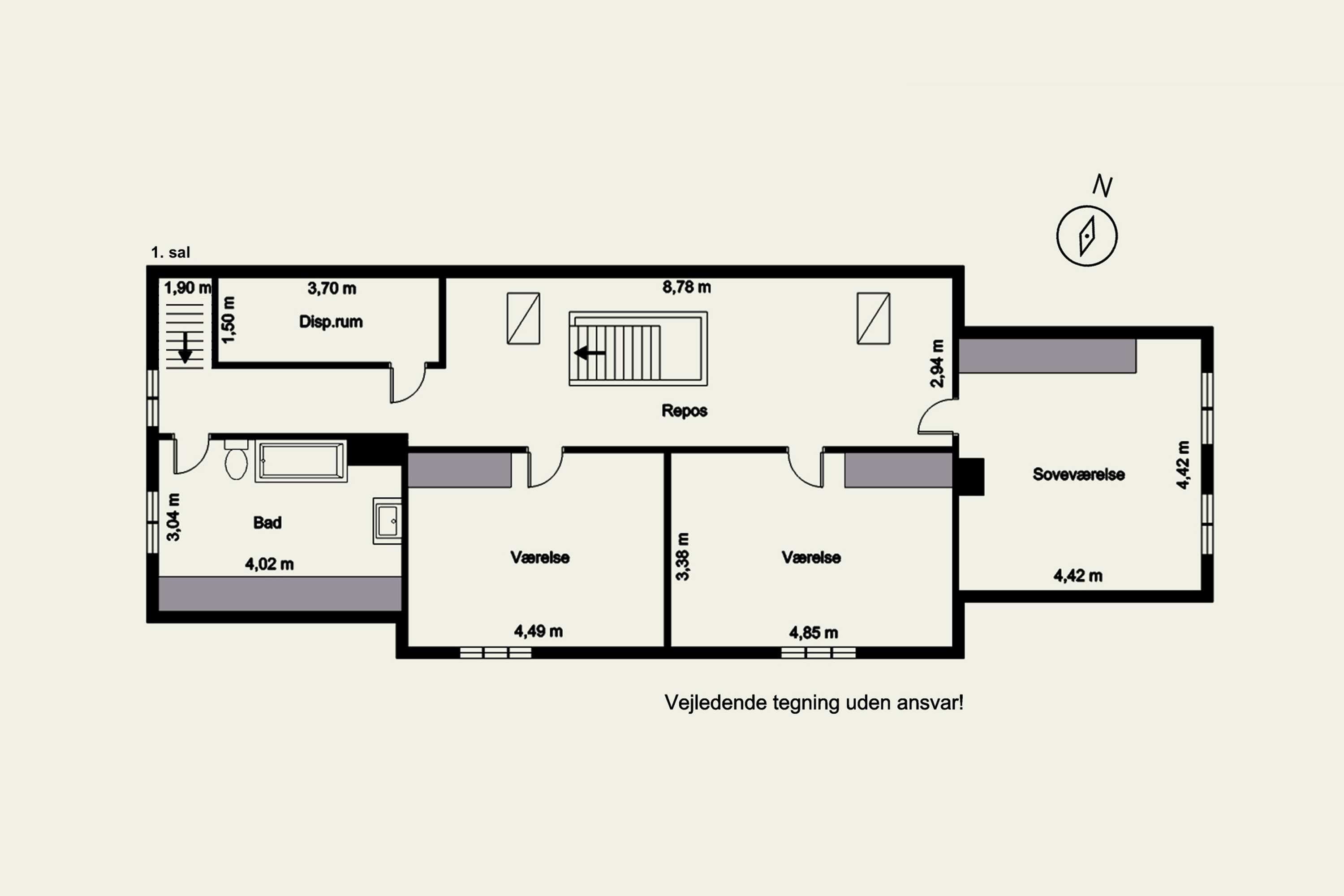 Plantegninger billede af Gl Vejlevej 56, 8721 Daugård