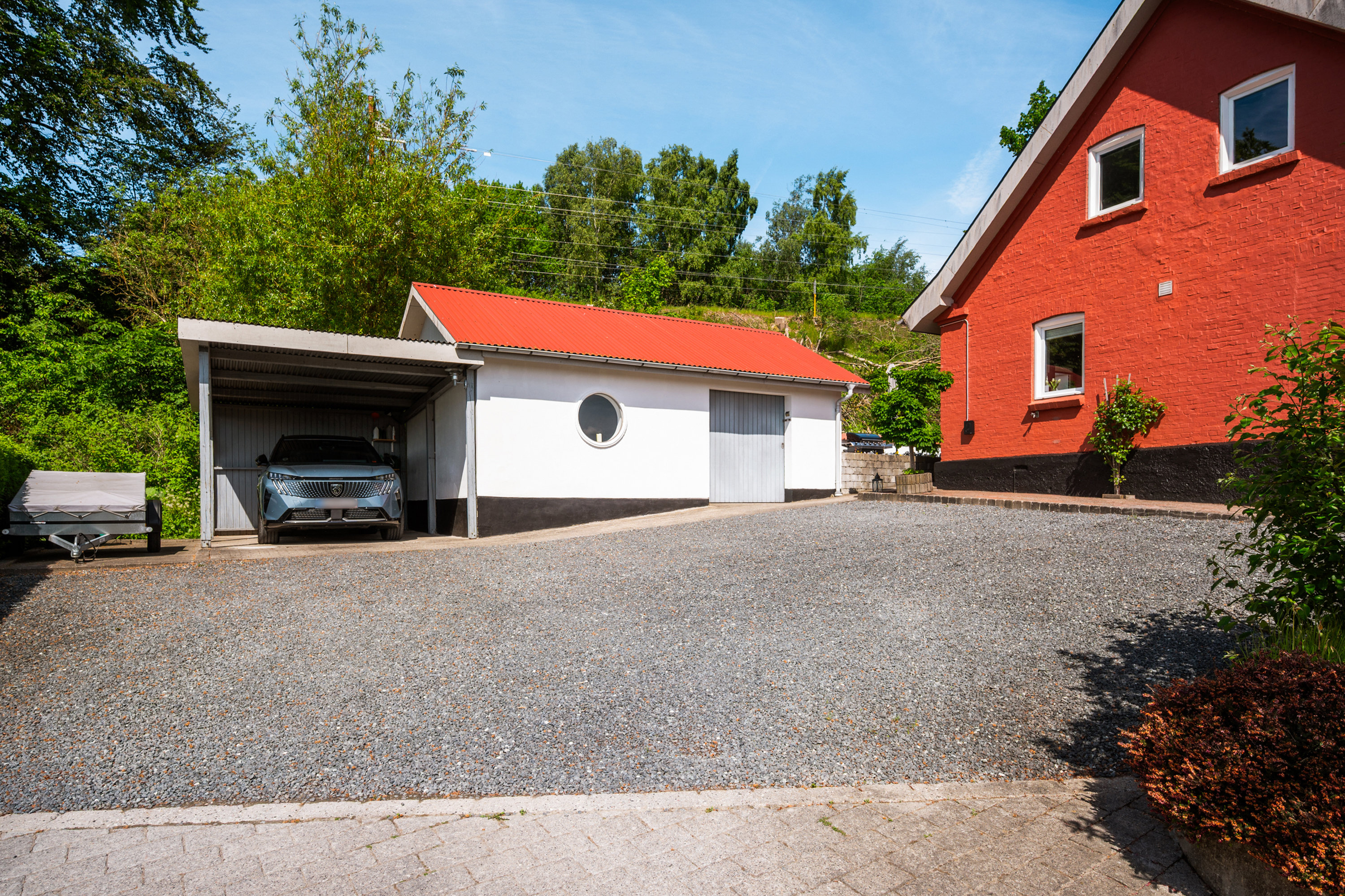 Fremhævet carport billede i fuldskærmstilstand. Billede af Enghavevej 40, 9500 Hobro