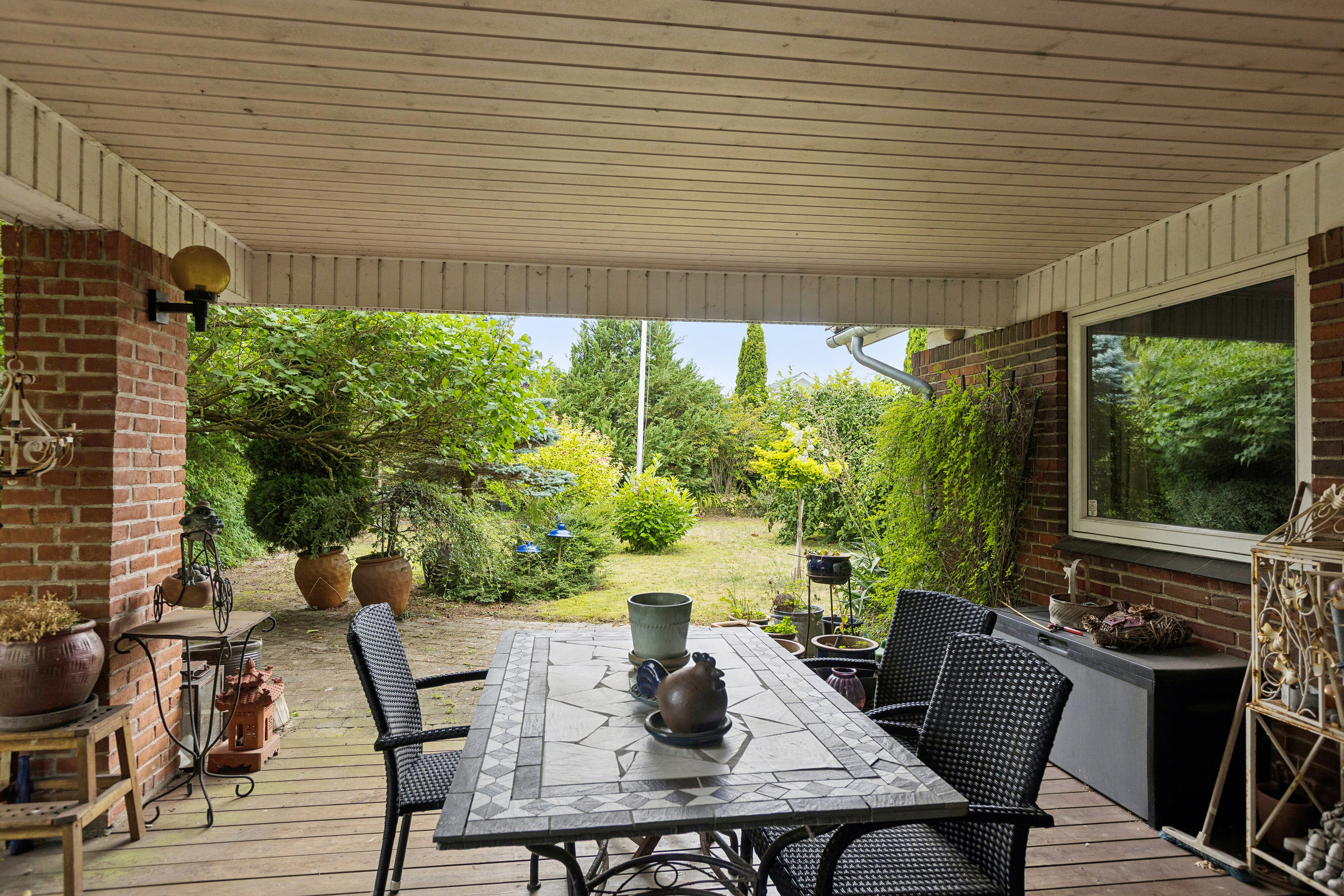 Fremhævet overdækket terrasse billede i fuldskærmstilstand. Billede af Rødegårdsvej 89, 4720 Præstø