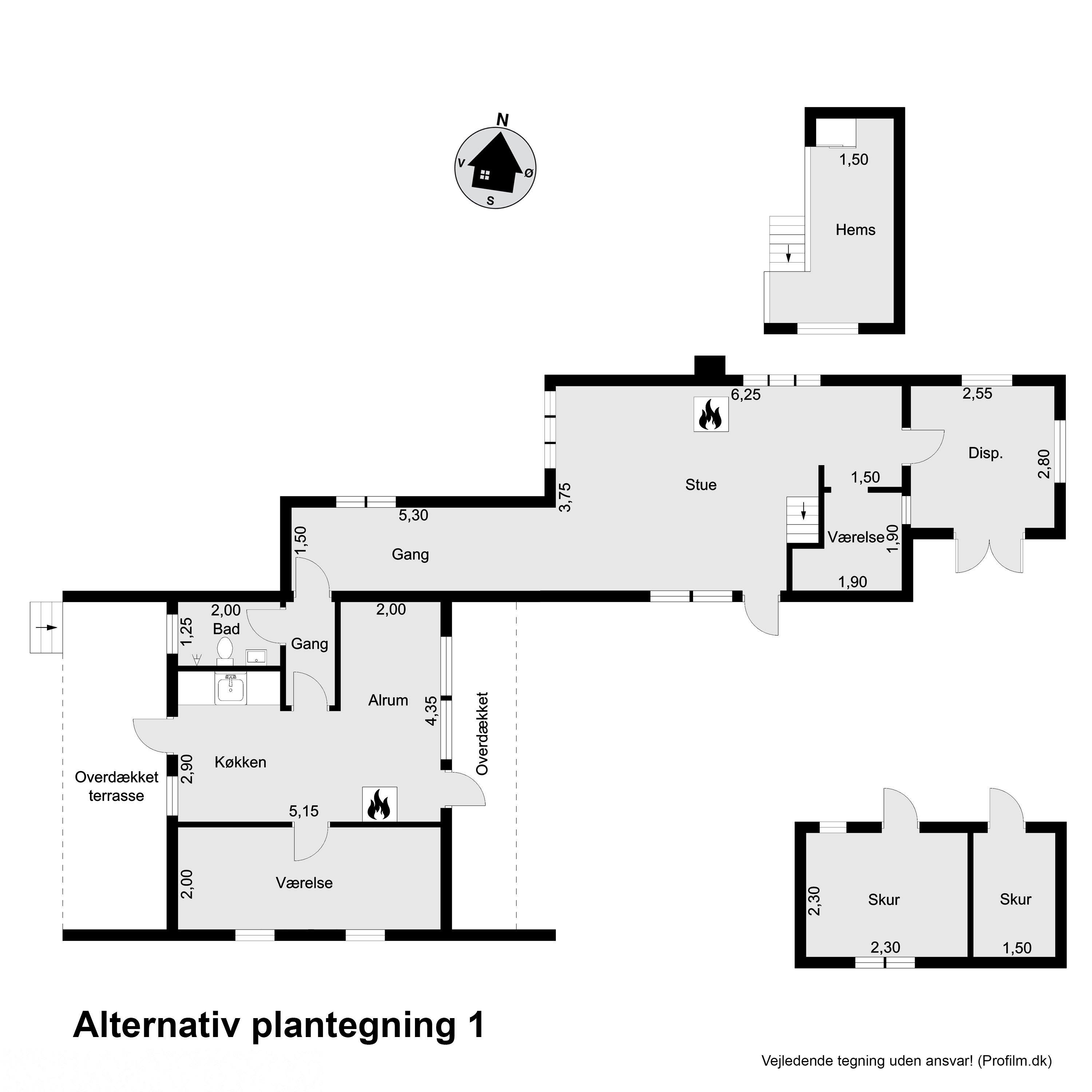 Plantegninger billede af Vikingevej 34, Kulhuse, 3630 Jægerspris
