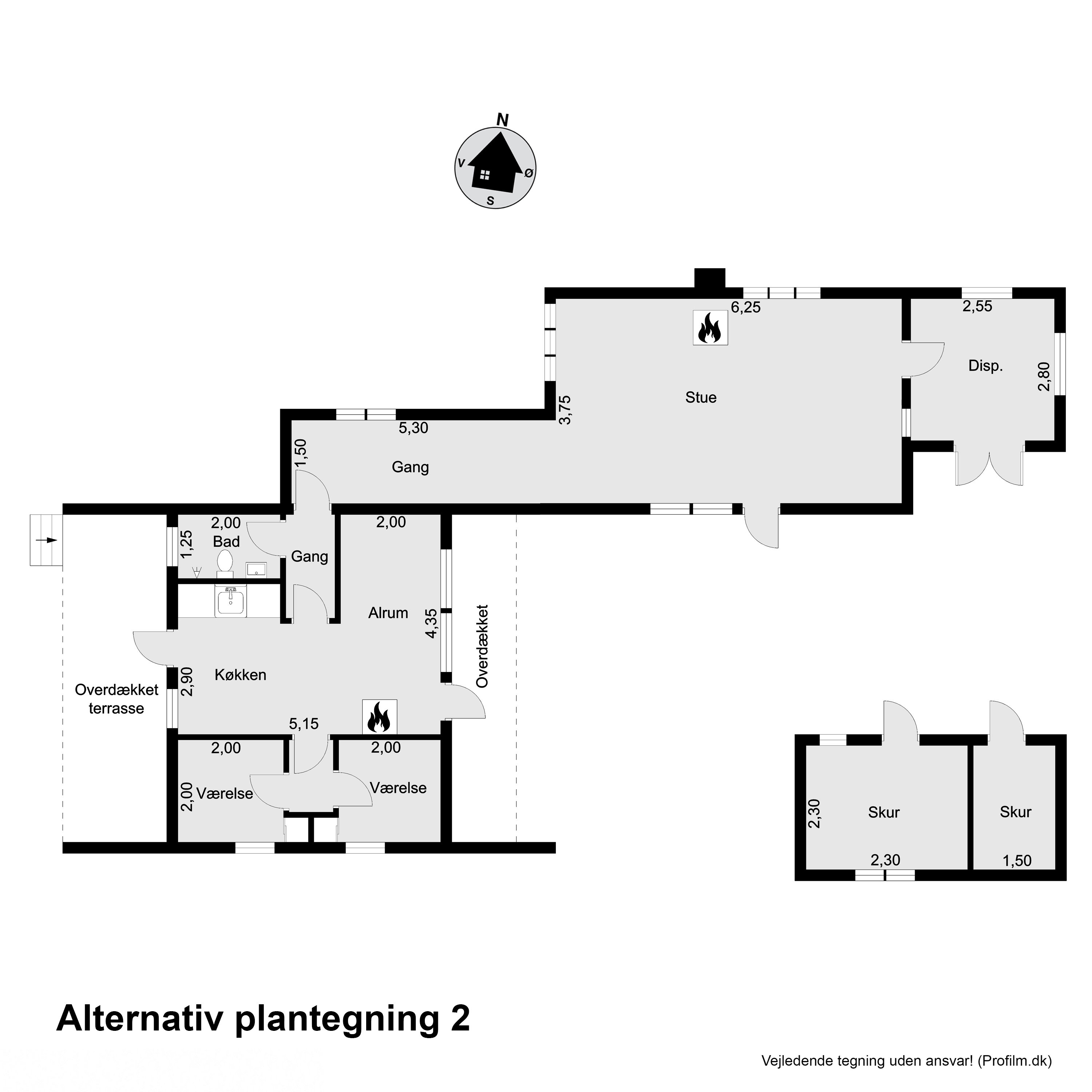 Plantegninger billede af Vikingevej 34, Kulhuse, 3630 Jægerspris