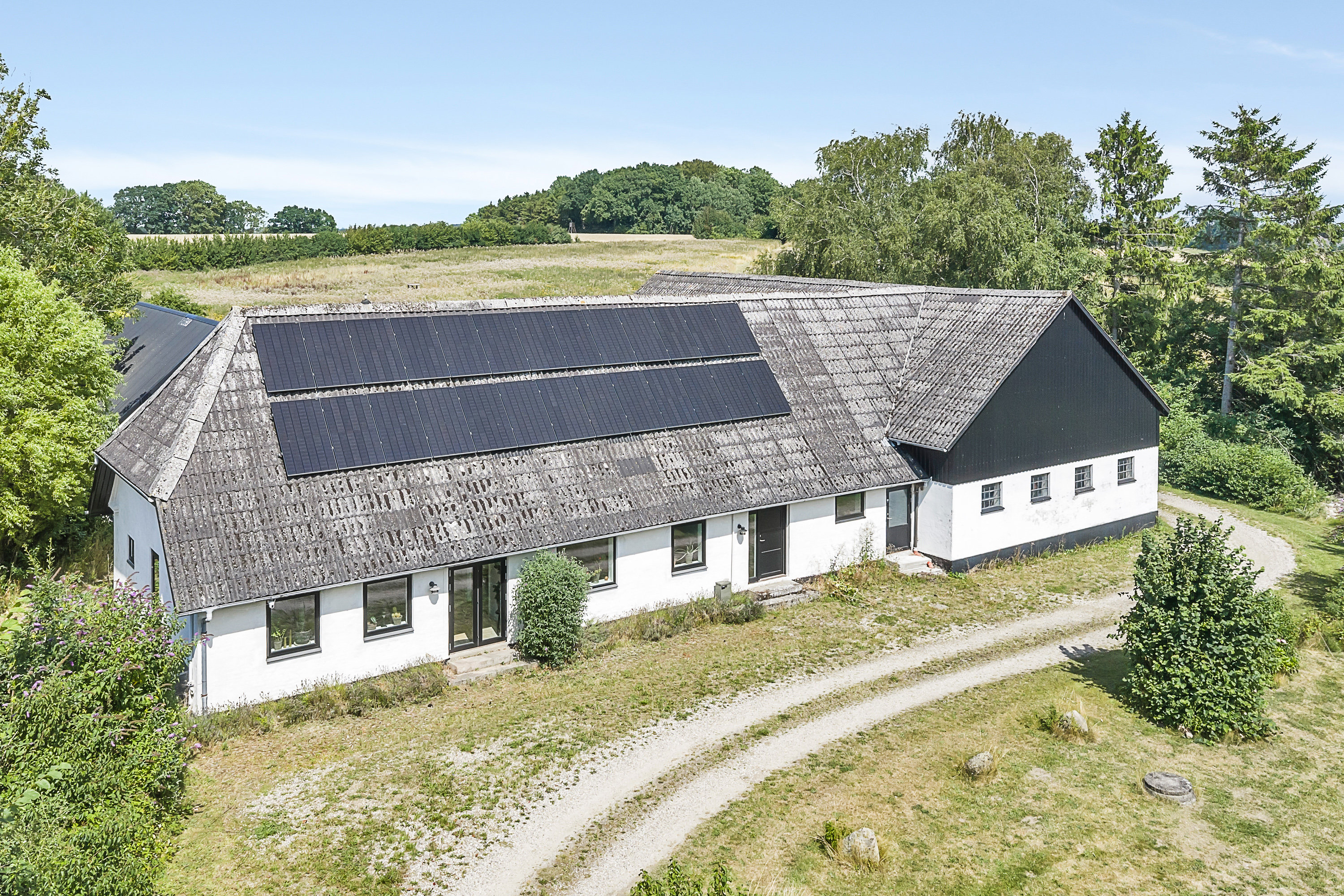 Fremhævet luftfoto billede i fuldskærmstilstand. Billede af Hågerupvej 31, 5600 Faaborg