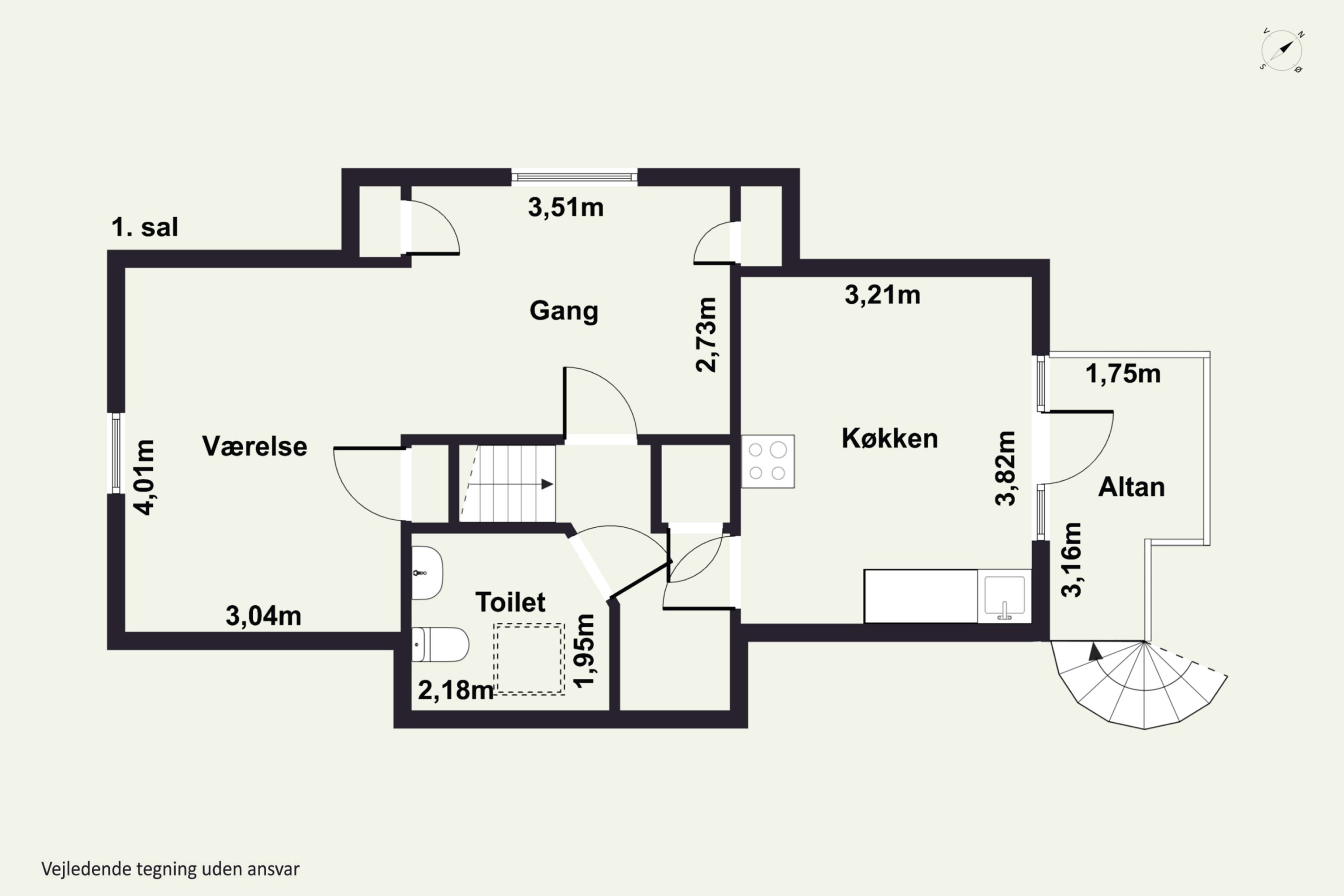 Plantegninger billede af Pederstrupvej 8, Pederstrup, 4700 Næstved