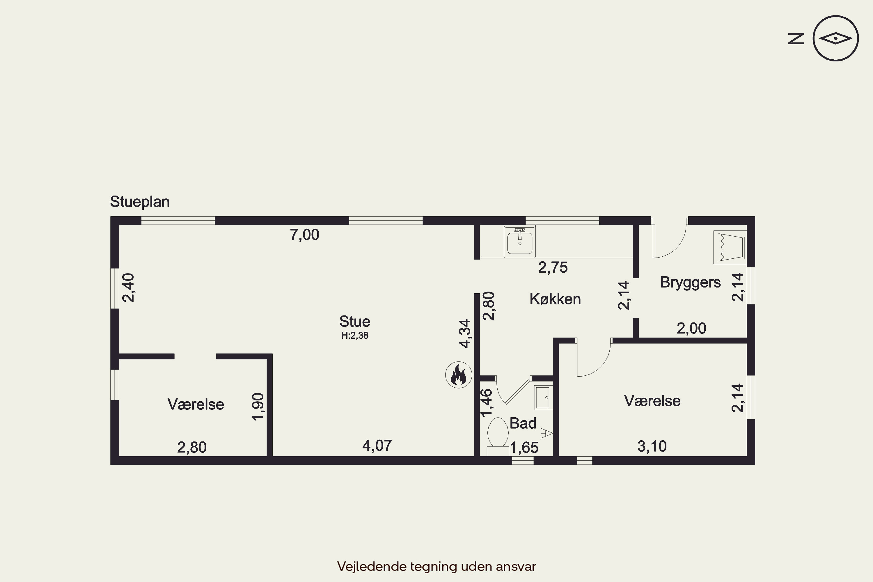 Plantegninger billede af Middelfartvej 444, Blommenslyst, 5491 Blommenslyst