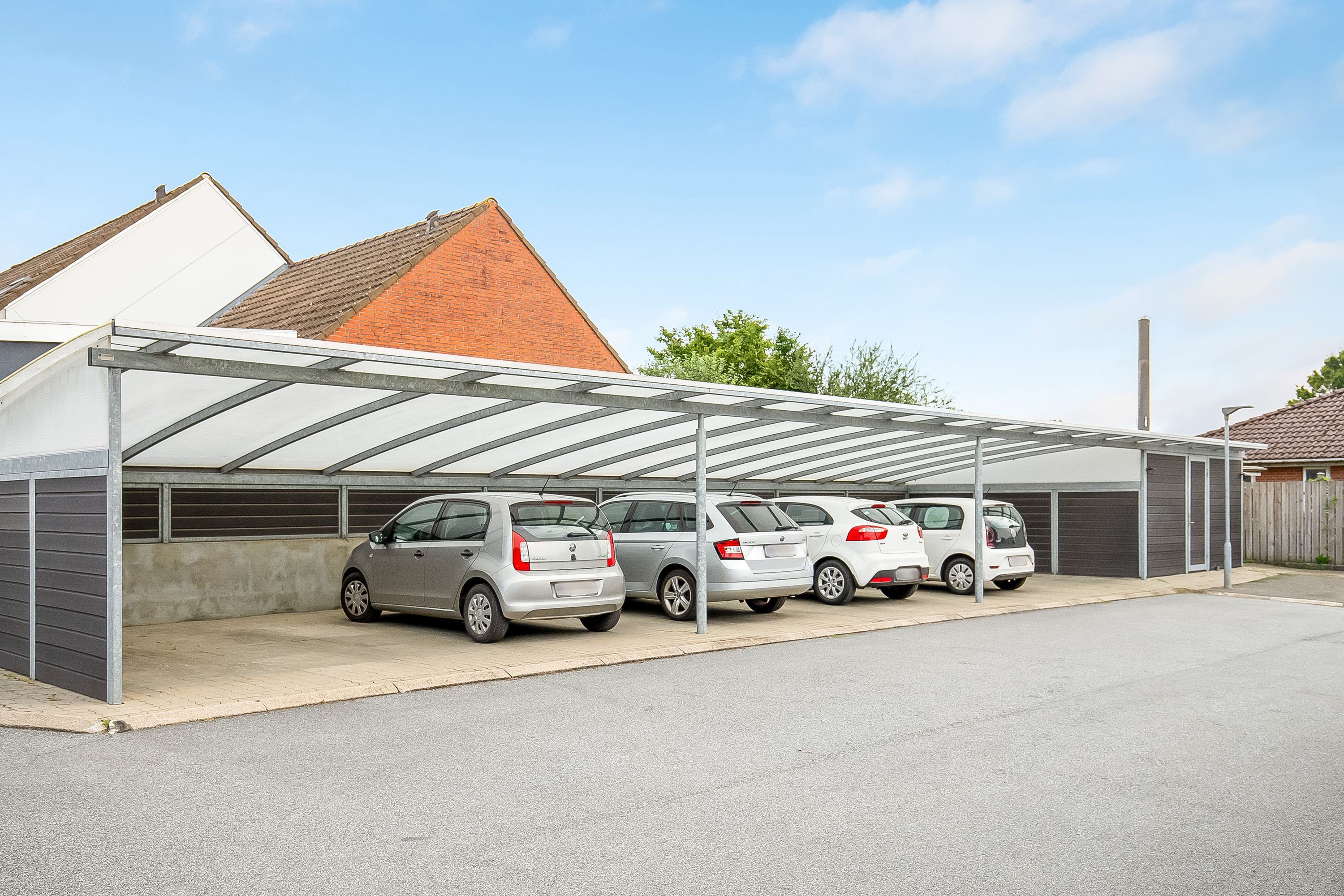 Fremhævet carport billede i fuldskærmstilstand. Billede af Brogårdshaven 14, 6000 Kolding