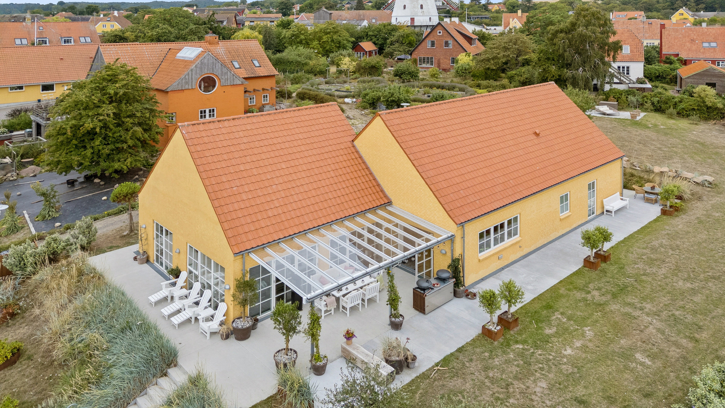 Fremhævet luftfoto billede i fuldskærmstilstand. Billede af Egebakken 2, Gudhjem, 3760 Gudhjem