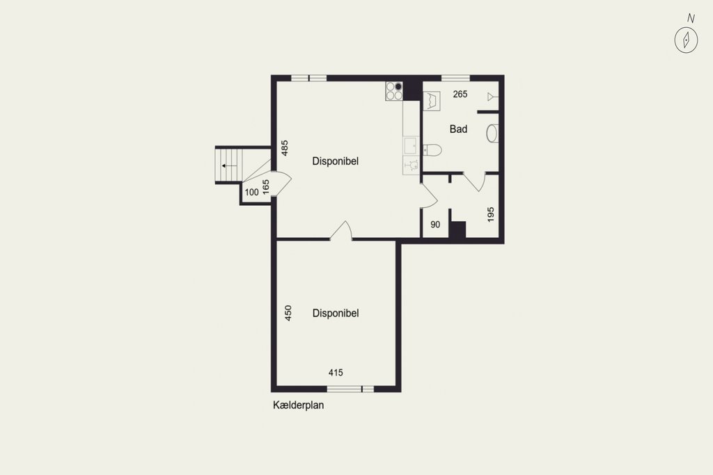 Plantegninger billede af Vandtårnsvej 47, st., 2860 Søborg
