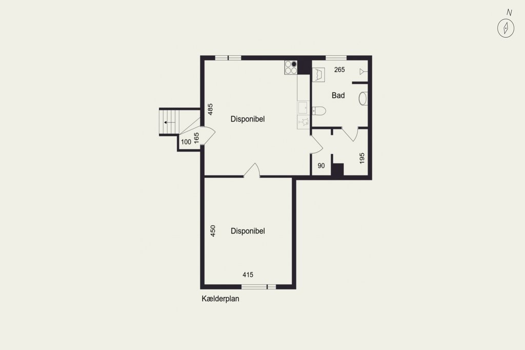 Plantegninger billede af Vandtårnsvej 47, st., 2860 Søborg