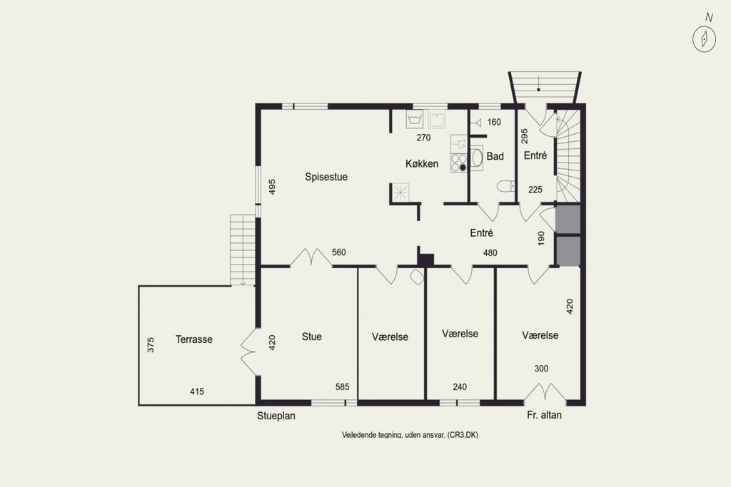 Plantegninger billede af Vandtårnsvej 47, st., 2860 Søborg