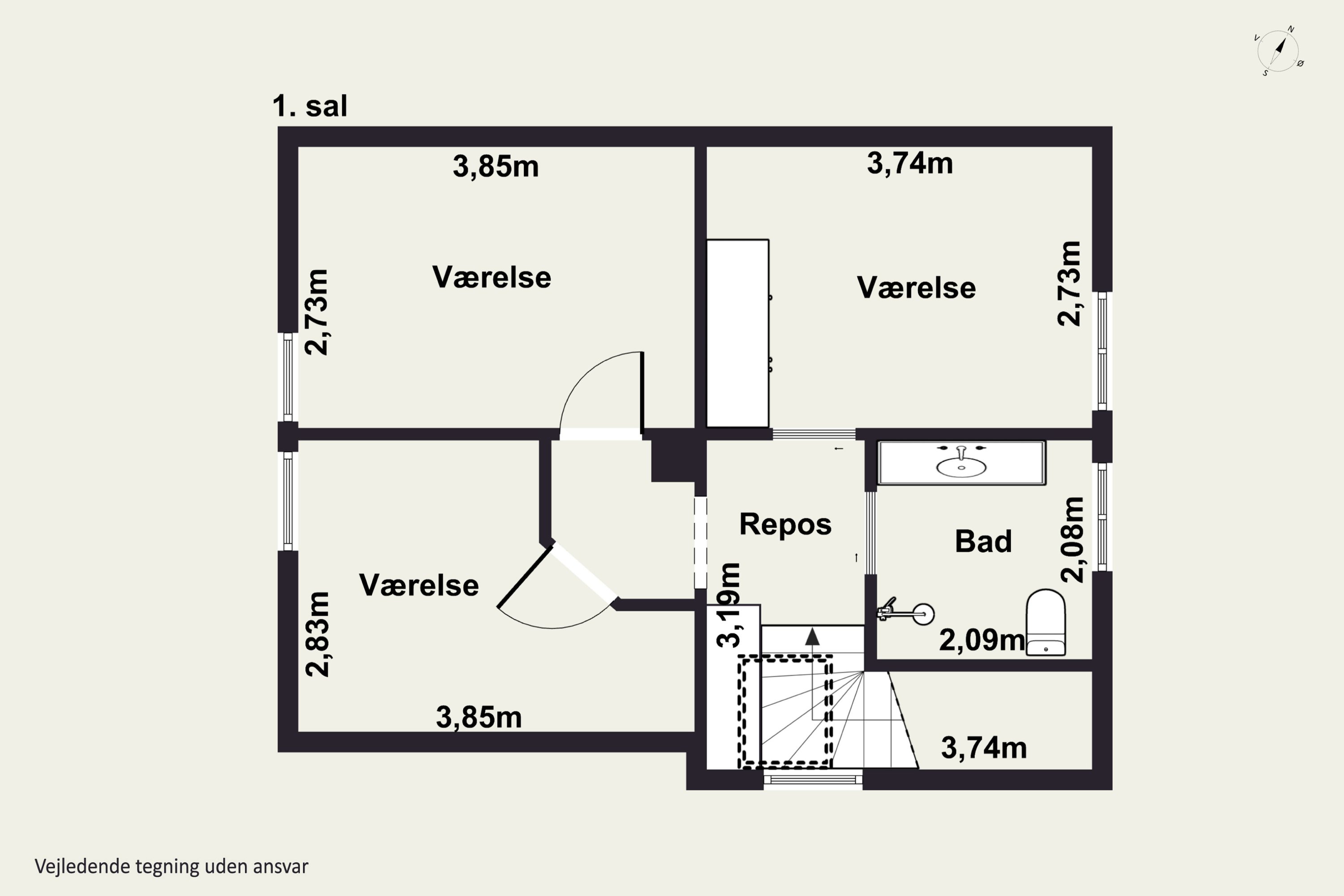 Plantegninger billede af Reventlowsvej 33, 8260 Viby J