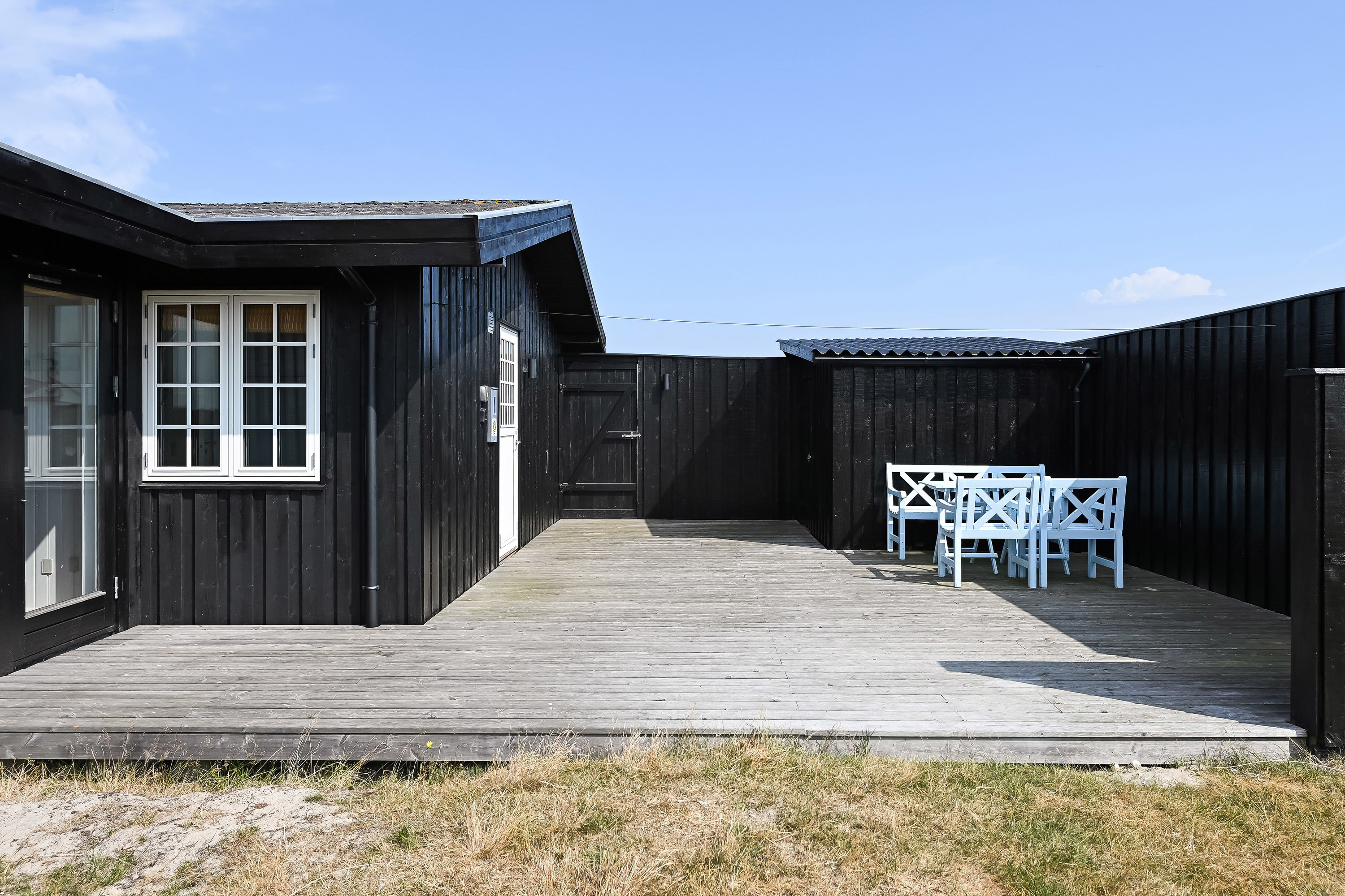 Fremhævet terrasse billede i fuldskærmstilstand. Billede af Skræddermarken 6, Sønderho, 6720 Fanø