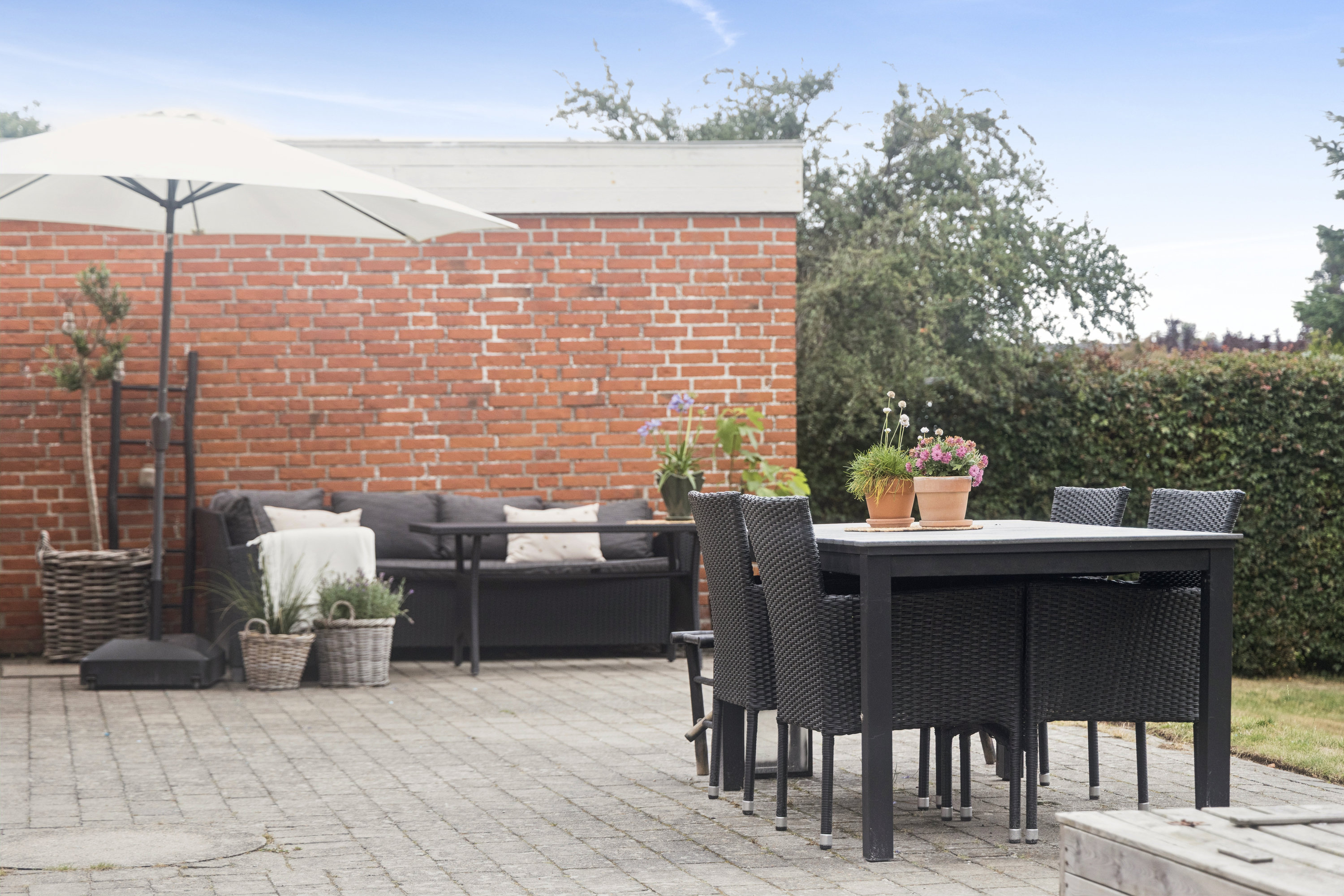 Fremhævet terrasse billede i fuldskærmstilstand. Billede af Borgergade 8, 9362 Gandrup