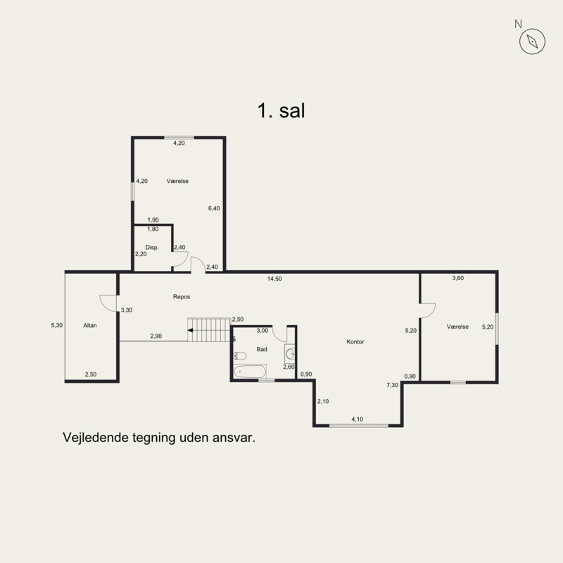 Plantegninger billede af Folevej 66, Fole, 6510 Gram