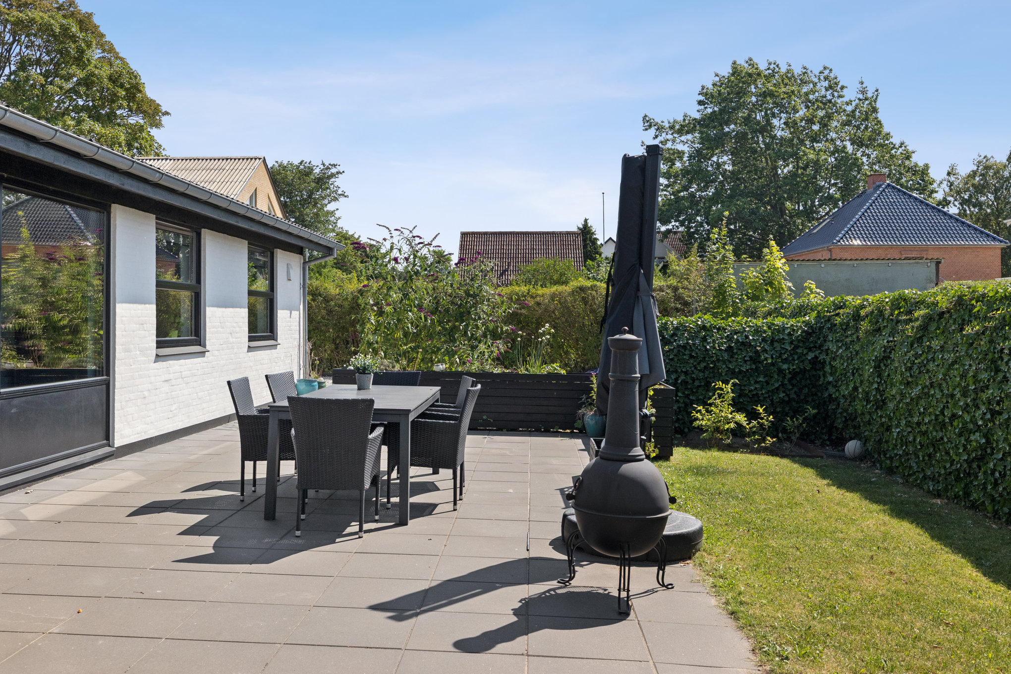 Fremhævet terrasse billede i fuldskærmstilstand. Billede af Skanderborggade 11, 8940 Randers SV