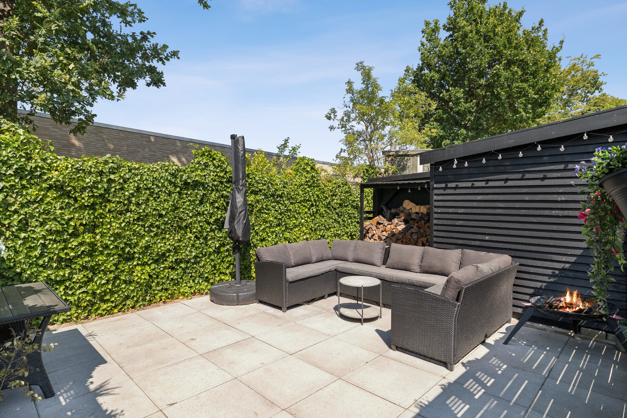 Fremhævet terrasse billede i fuldskærmstilstand. Billede af Skanderborggade 11, 8940 Randers SV