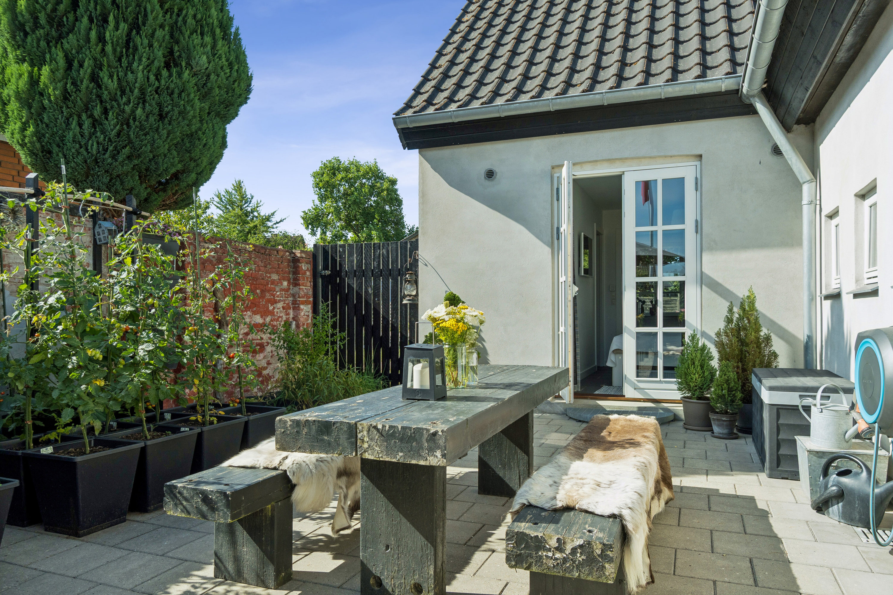 Fremhævet terrasse billede i fuldskærmstilstand. Billede af Danavej 3, 4700 Næstved
