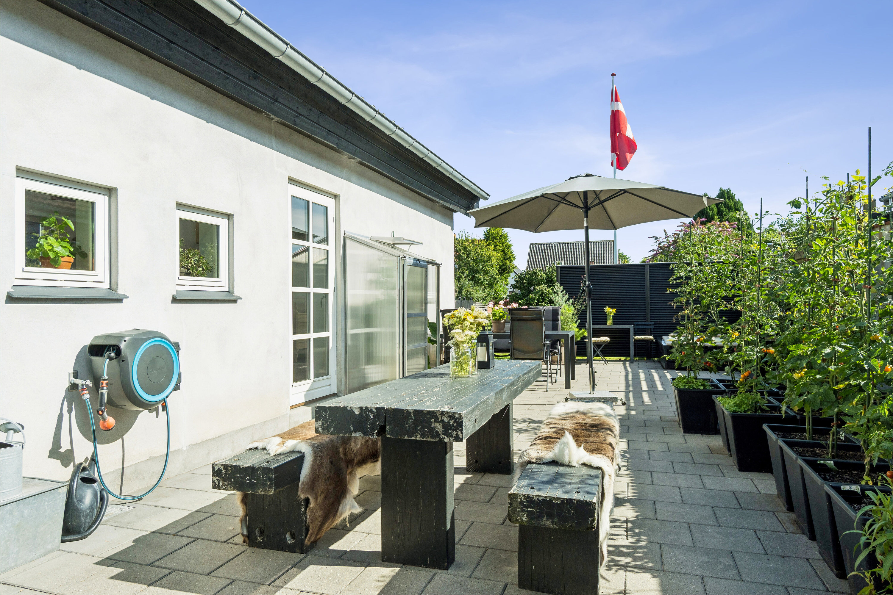 Fremhævet terrasse billede i fuldskærmstilstand. Billede af Danavej 3, 4700 Næstved