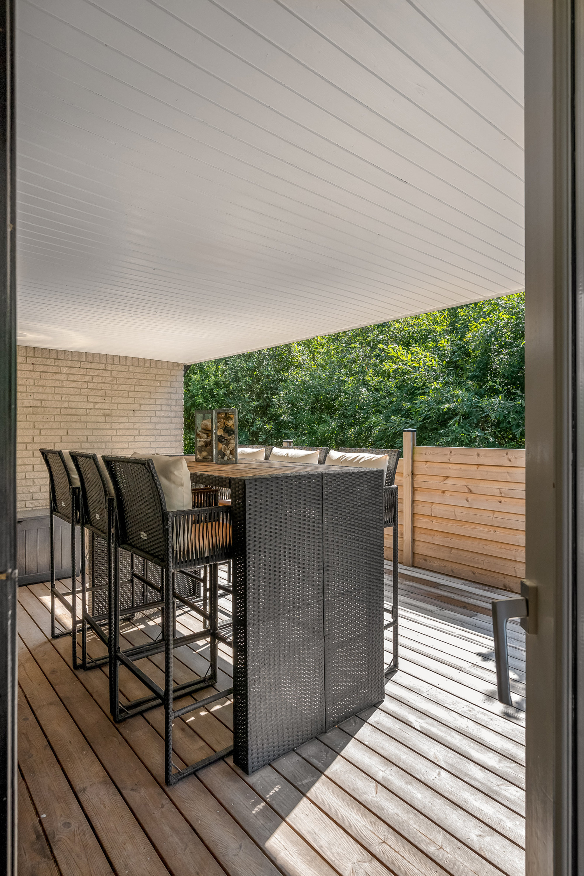 Fremhævet terrasse billede i fuldskærmstilstand. Billede af Blommens Toft 5, Rindby Strand, 6720 Fanø