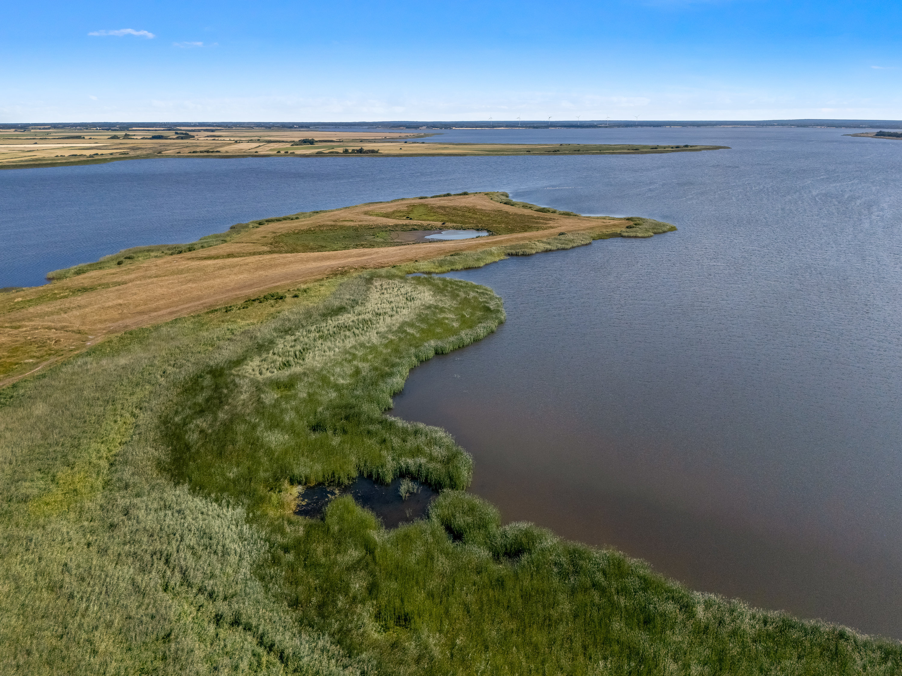 Fremhævet luftfoto billede i fuldskærmstilstand. Billede af Tambjergvej 12, Lodbj Hede, 6950 Ringkøbing