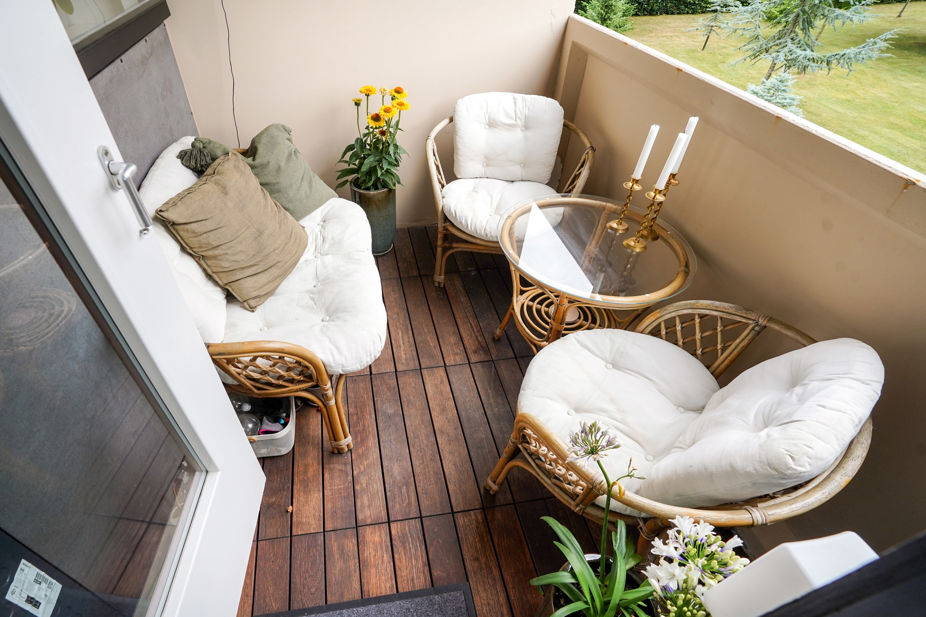Fremhævet terrasse billede i fuldskærmstilstand. Billede af Floravænget 58, 1., Dalum, 5250 Odense SV