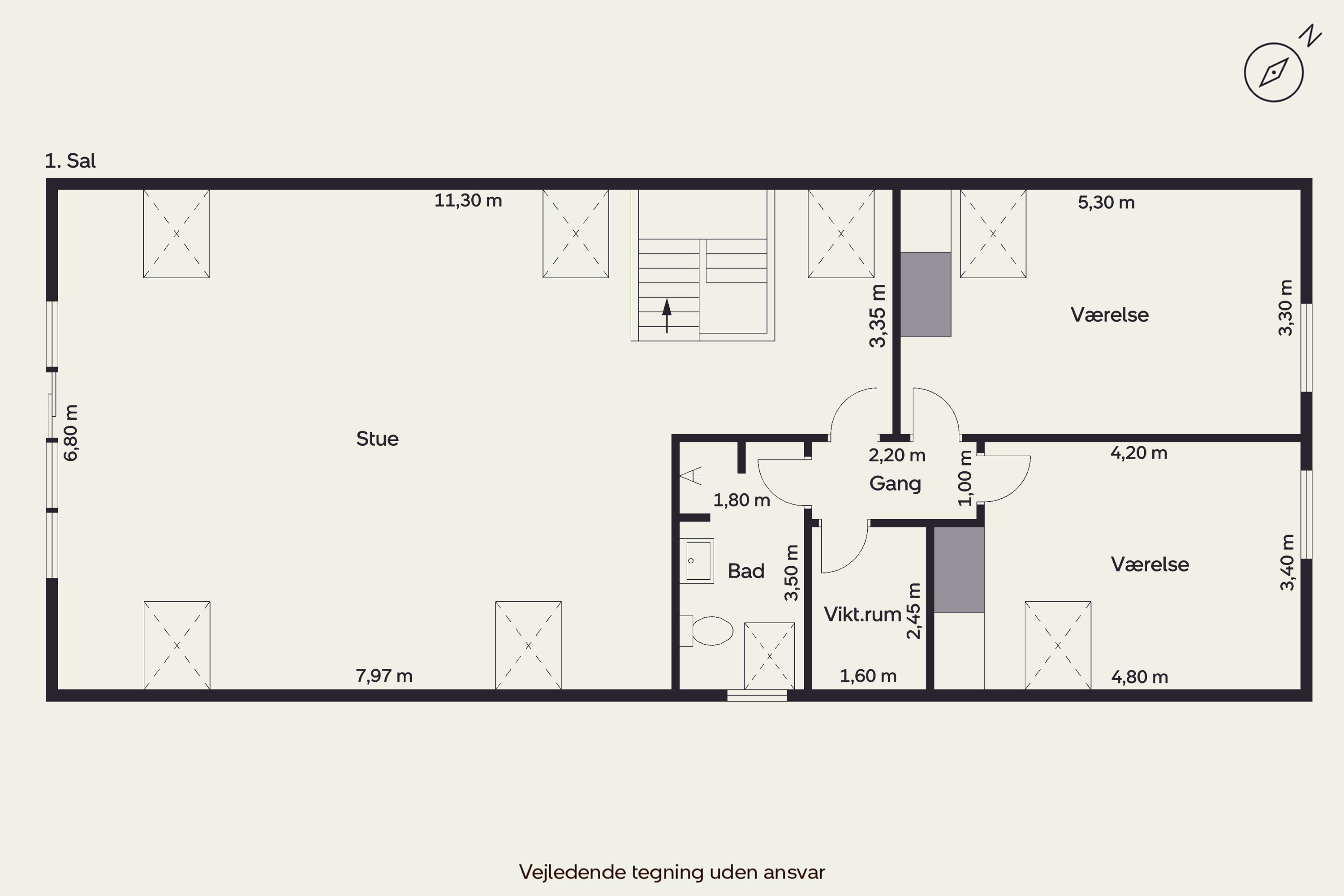 Plantegninger billede af Krogen 4, Tarp, 6715 Esbjerg N