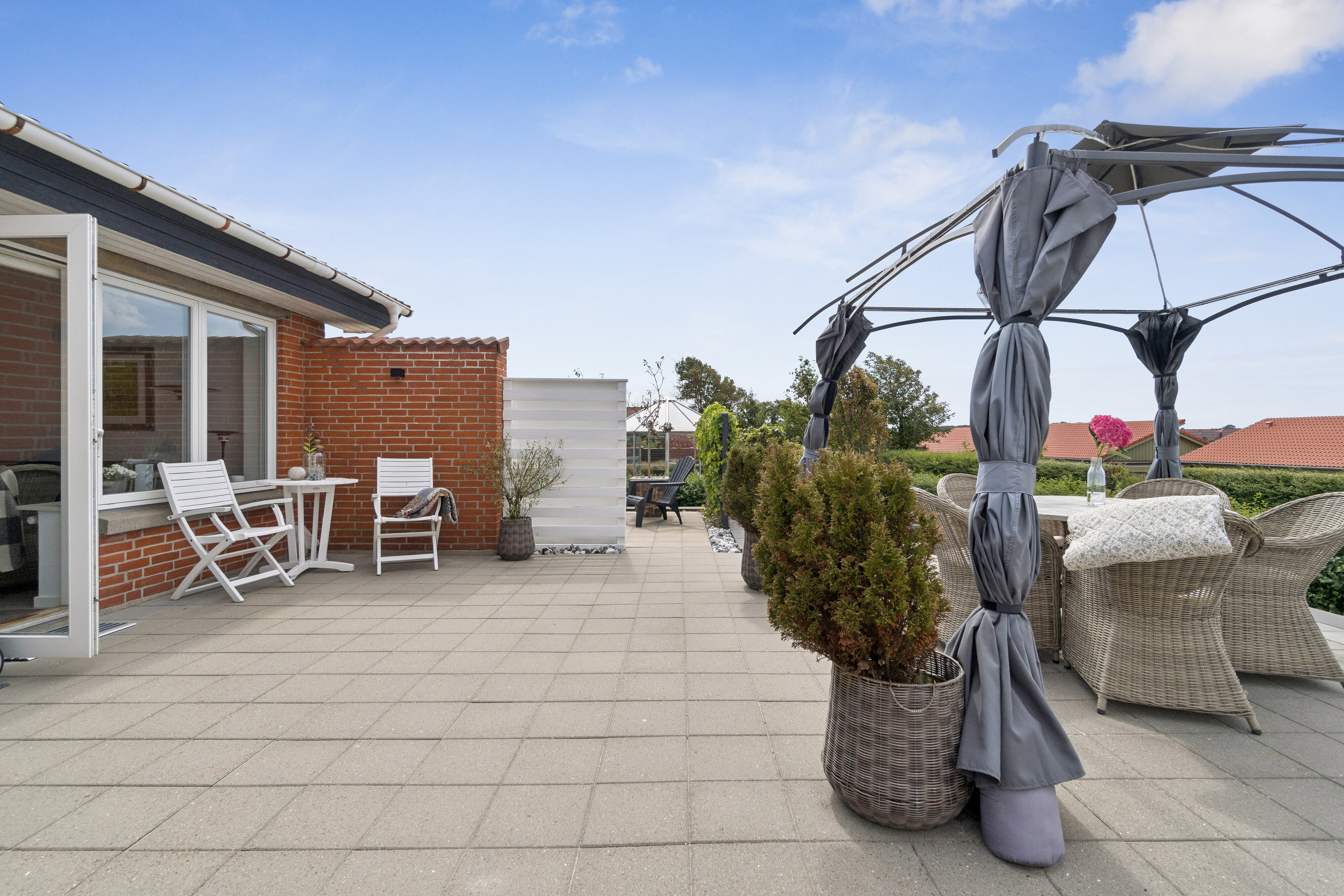 Fremhævet terrasse billede i fuldskærmstilstand. Billede af Nørrevænge 8, 7700 Thisted