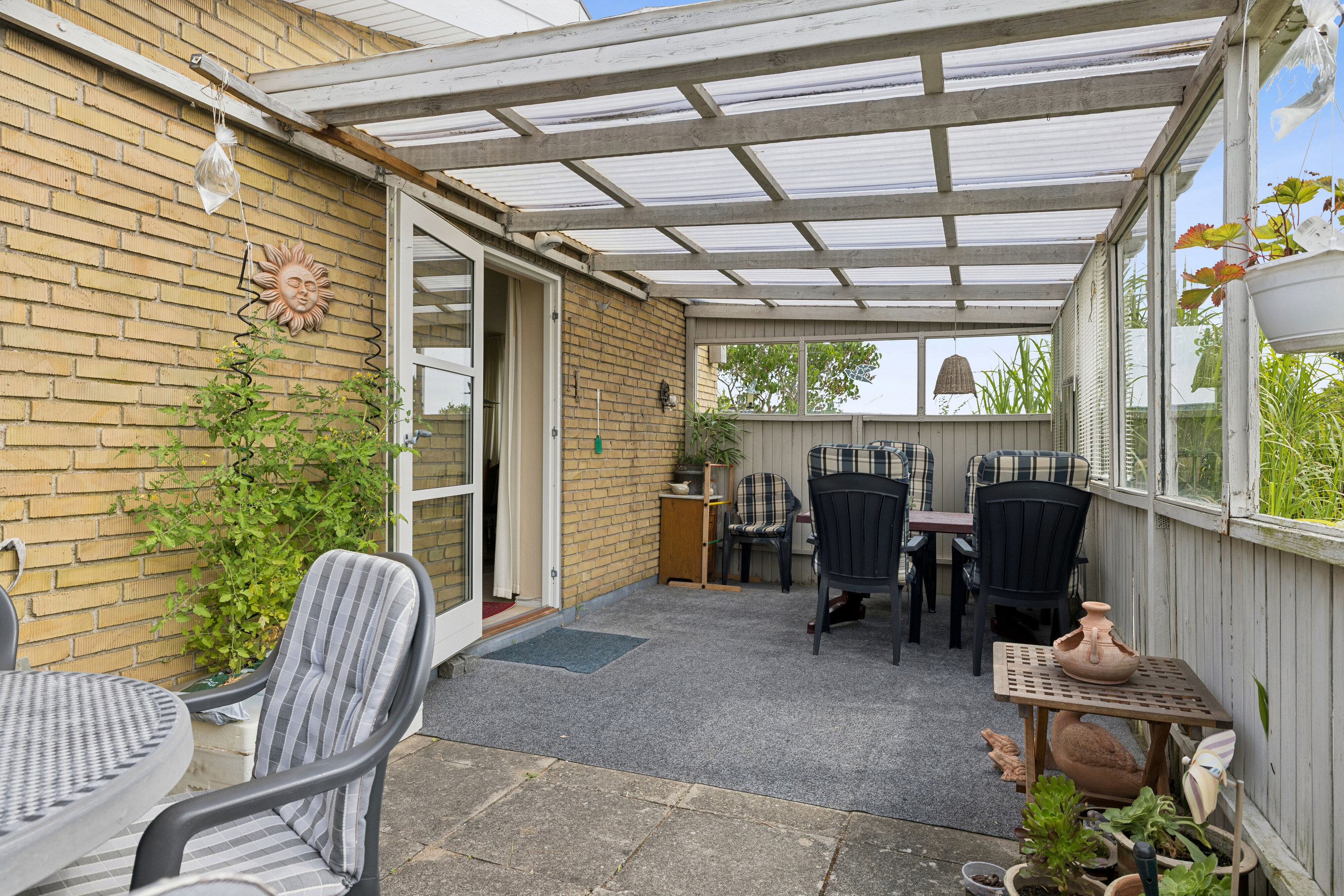 Fremhævet terrasse billede i fuldskærmstilstand. Billede af Magnolievænget 1, 5800 Nyborg