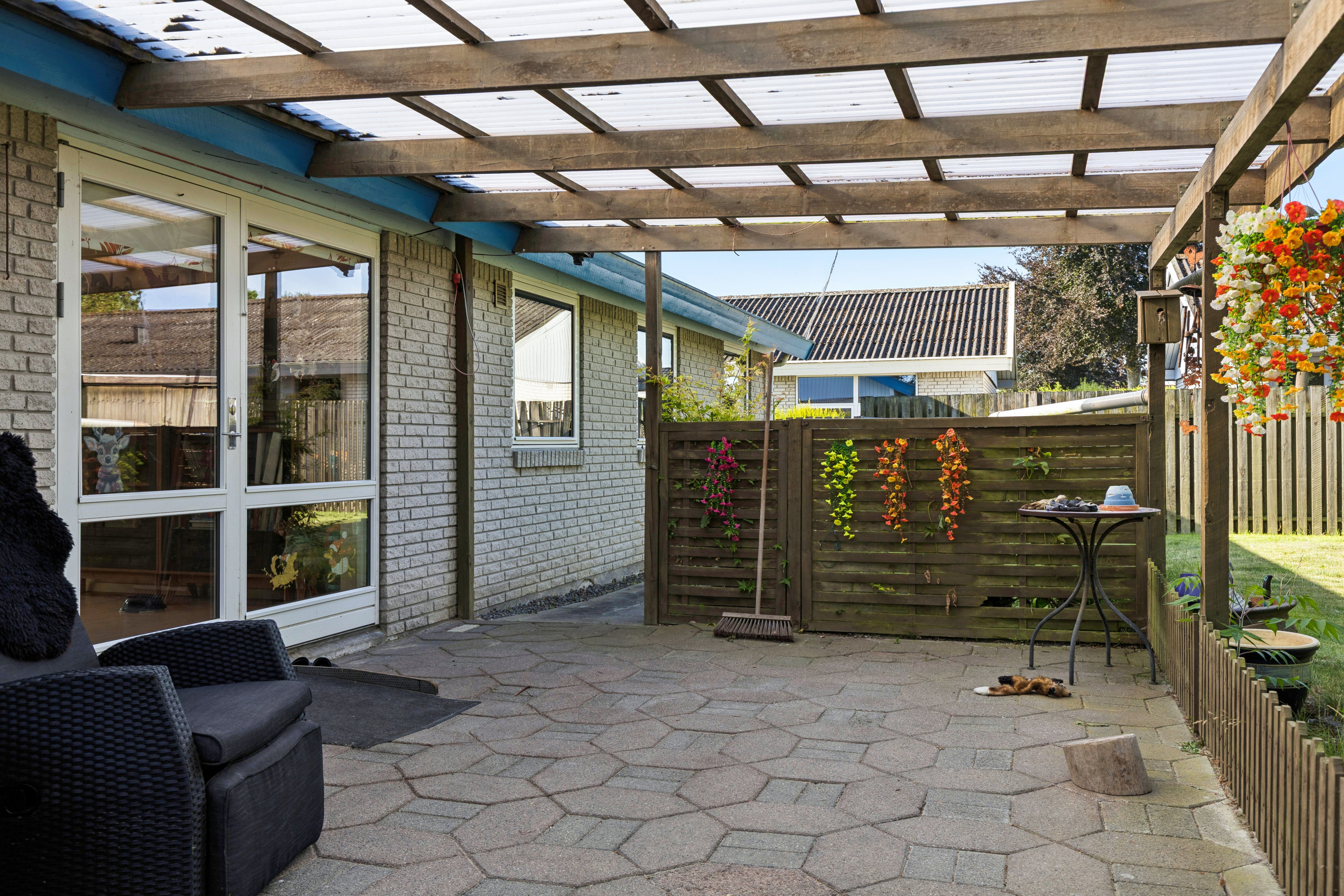Fremhævet terrasse billede i fuldskærmstilstand. Billede af Rosenvej 2A, 4520 Svinninge