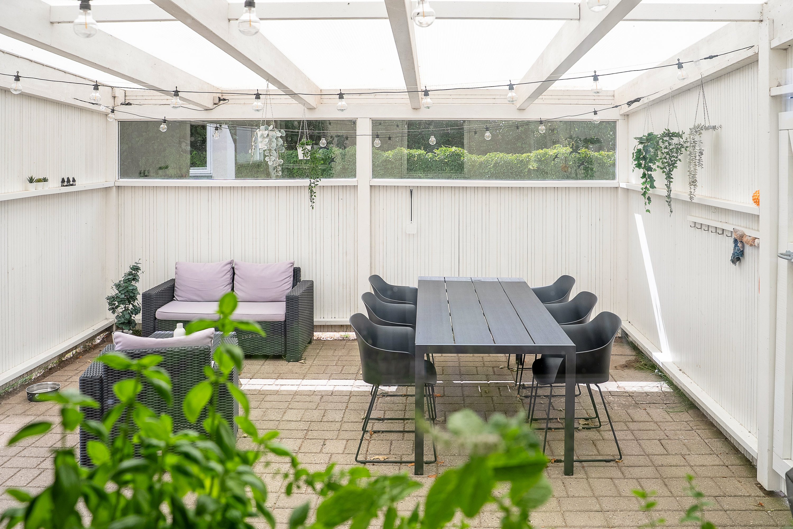Fremhævet overdækket terrasse billede i fuldskærmstilstand. Billede af Espestok 121, Trøstrup, 5210 Odense NV