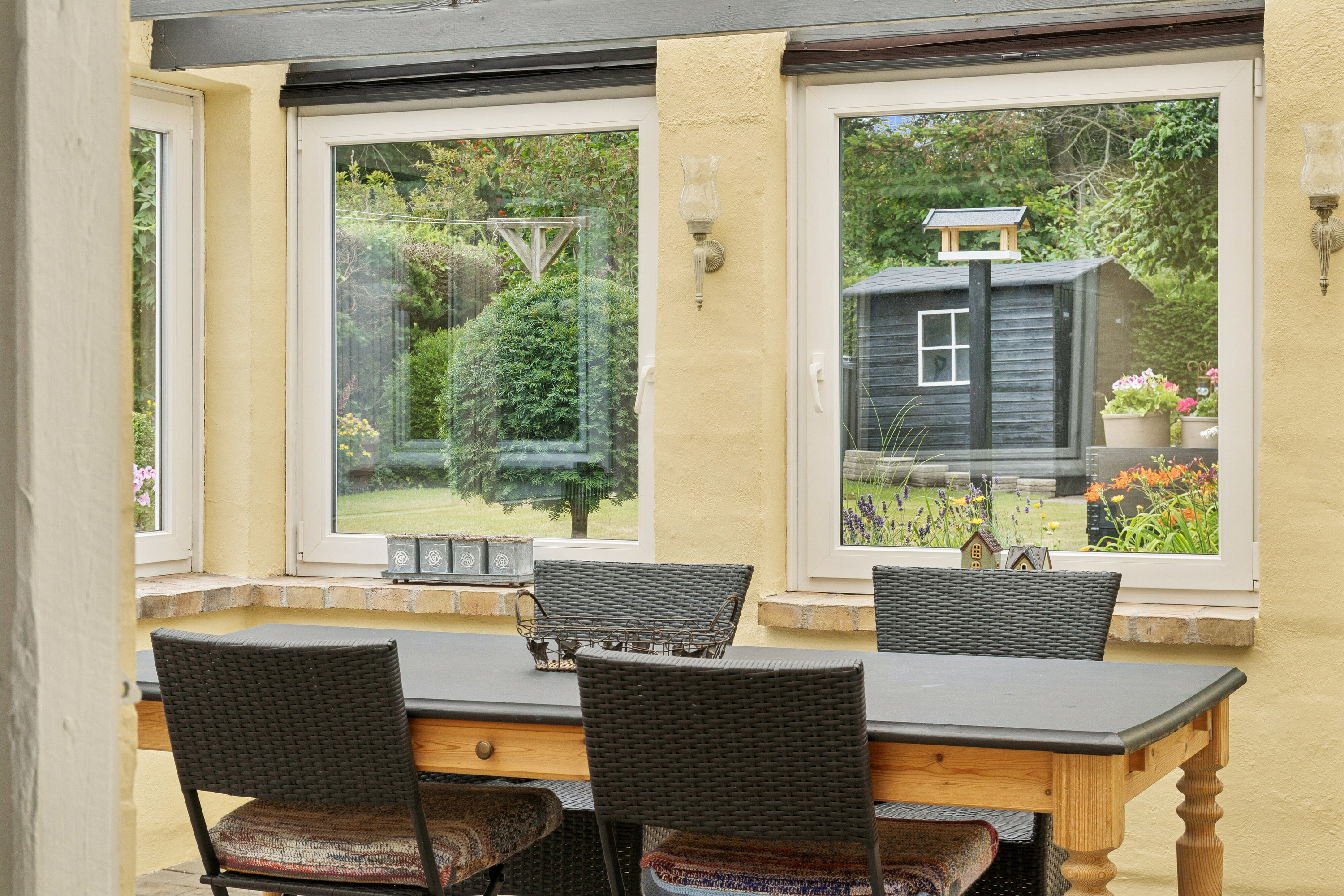 Fremhævet overdækket terrasse billede i fuldskærmstilstand. Billede af Højvænget 12, 7760 Hurup Thy