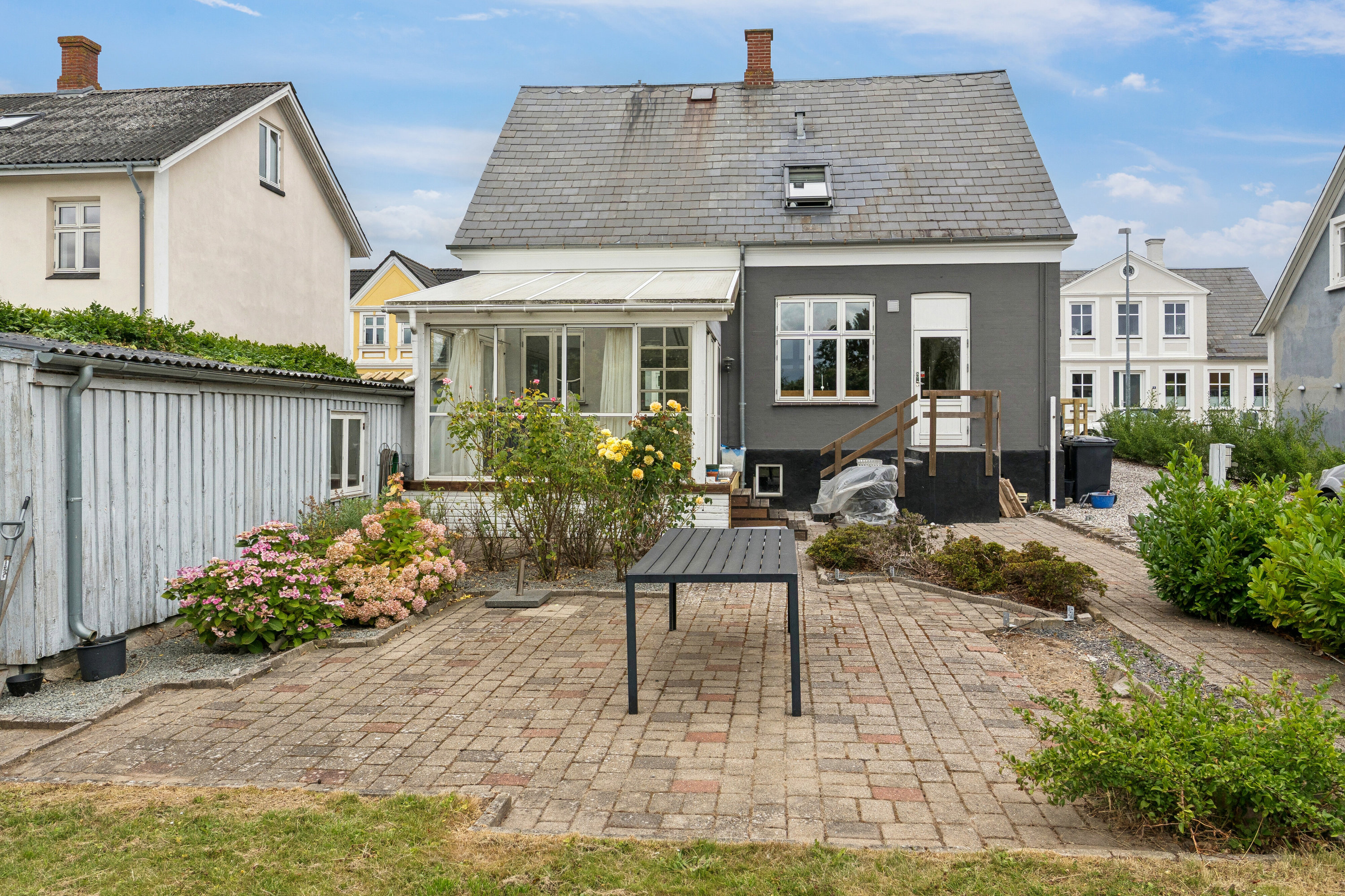 Fremhævet terrasse billede i fuldskærmstilstand. Billede af Pasopvej 7, 5700 Svendborg
