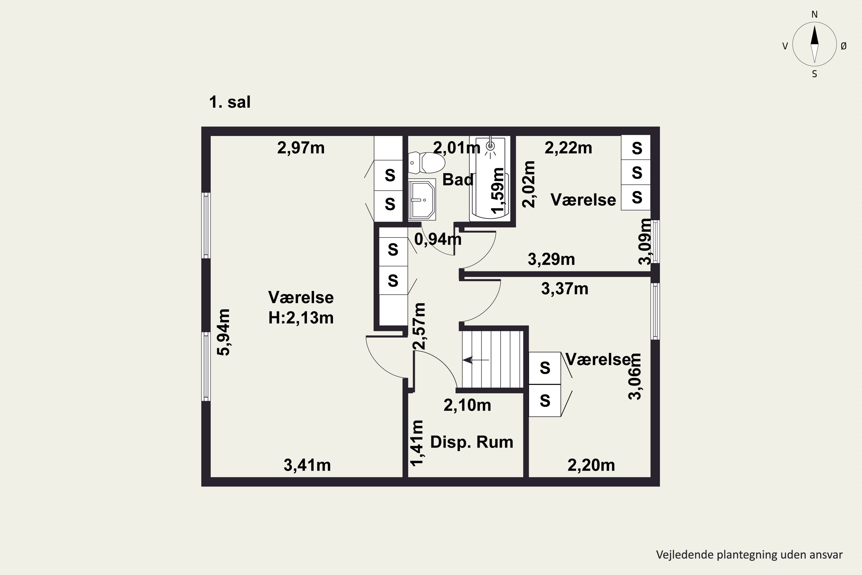 Plantegninger billede af Fasanvej 21, 6760 Ribe