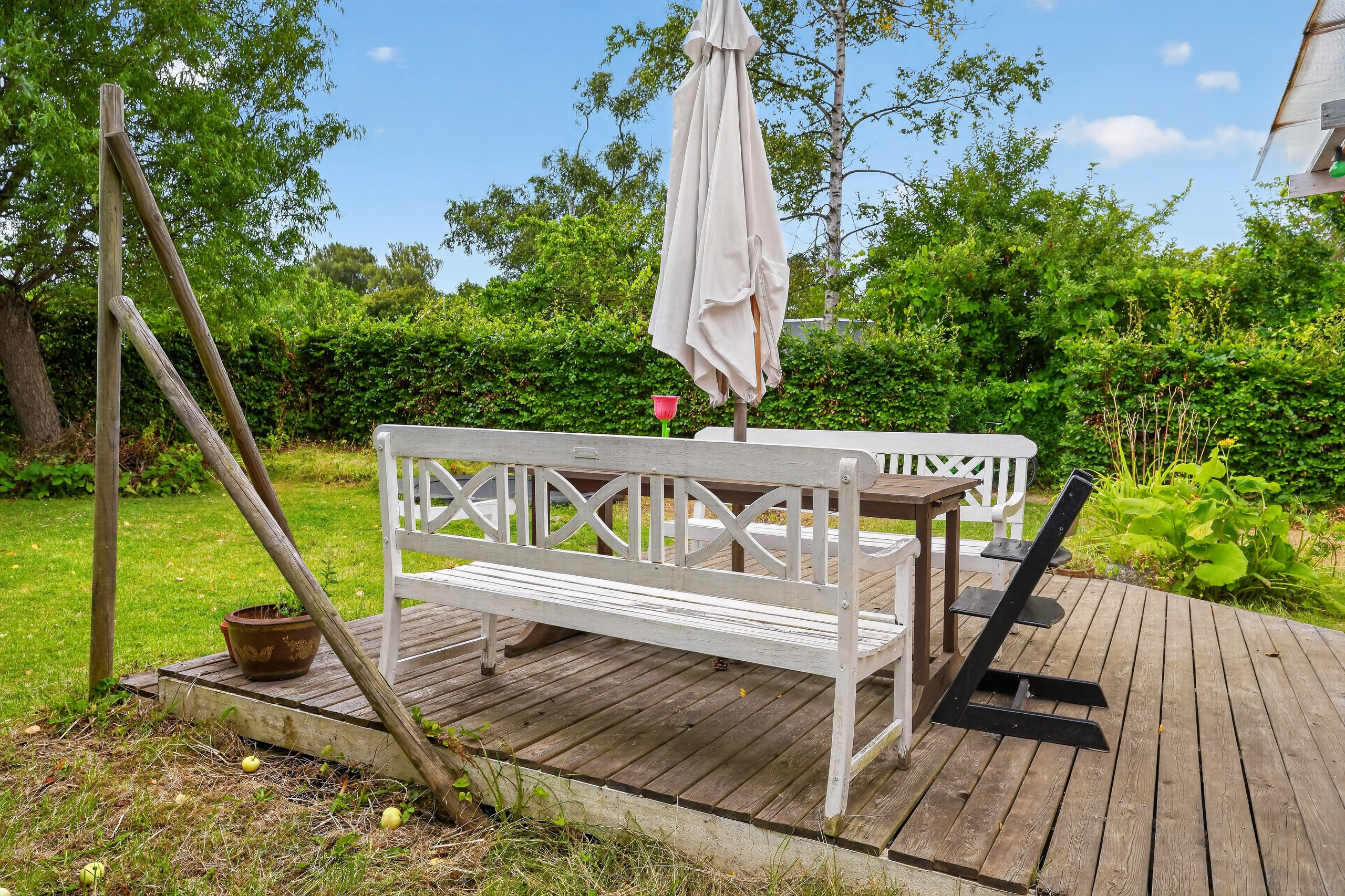 Fremhævet terrasse billede i fuldskærmstilstand. Billede af Pilegårdens Haveby 24, 2860 Søborg