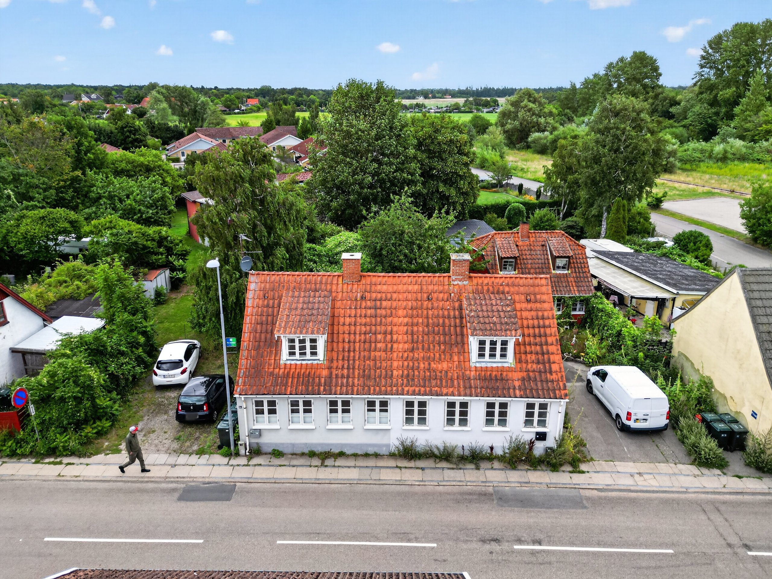 Fremhævet luftfoto billede i fuldskærmstilstand. Billede af Strandstræde 5B, 4500 Nykøbing Sj