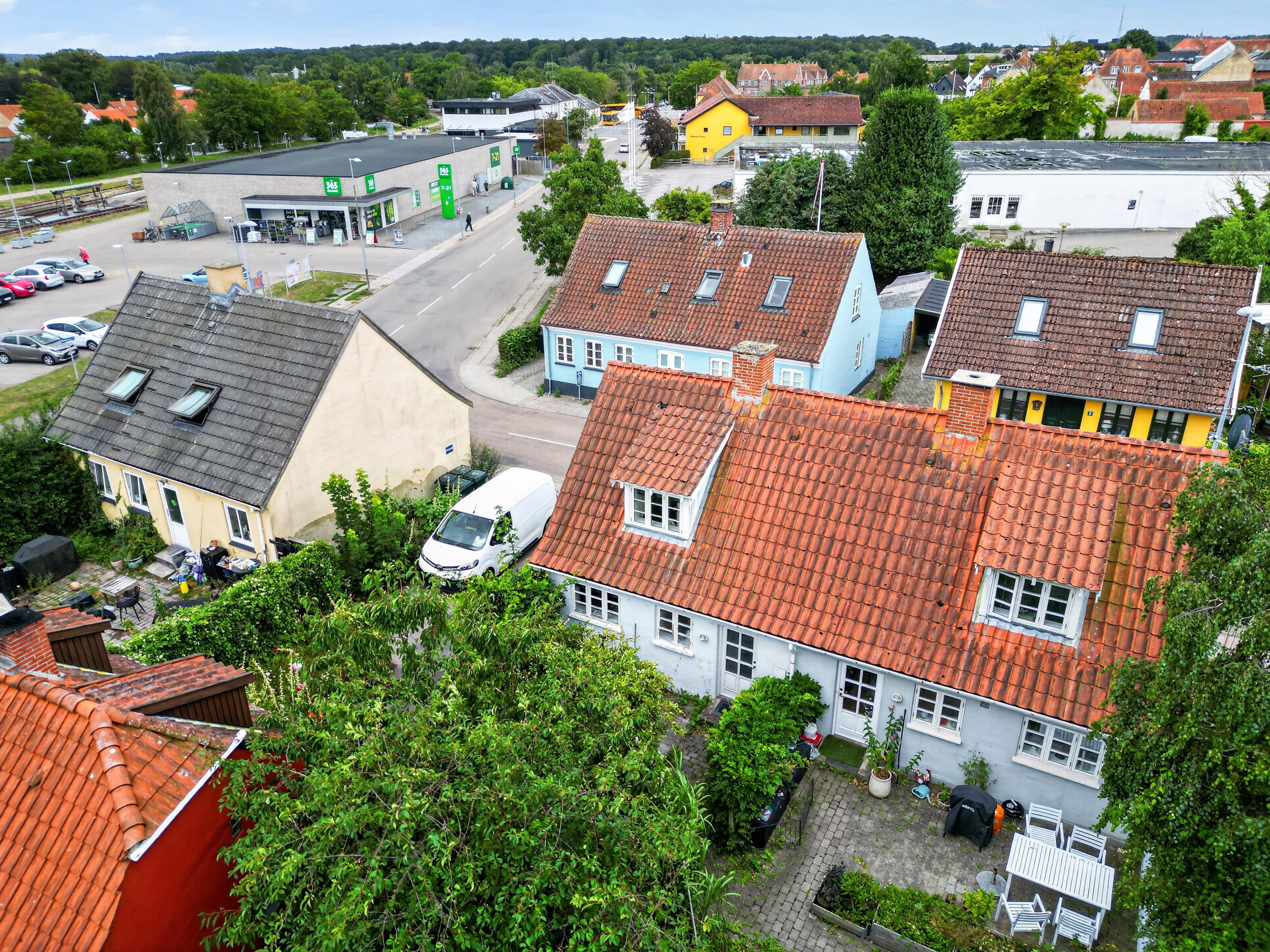 Fremhævet luftfoto billede i fuldskærmstilstand. Billede af Strandstræde 5B, 4500 Nykøbing Sj