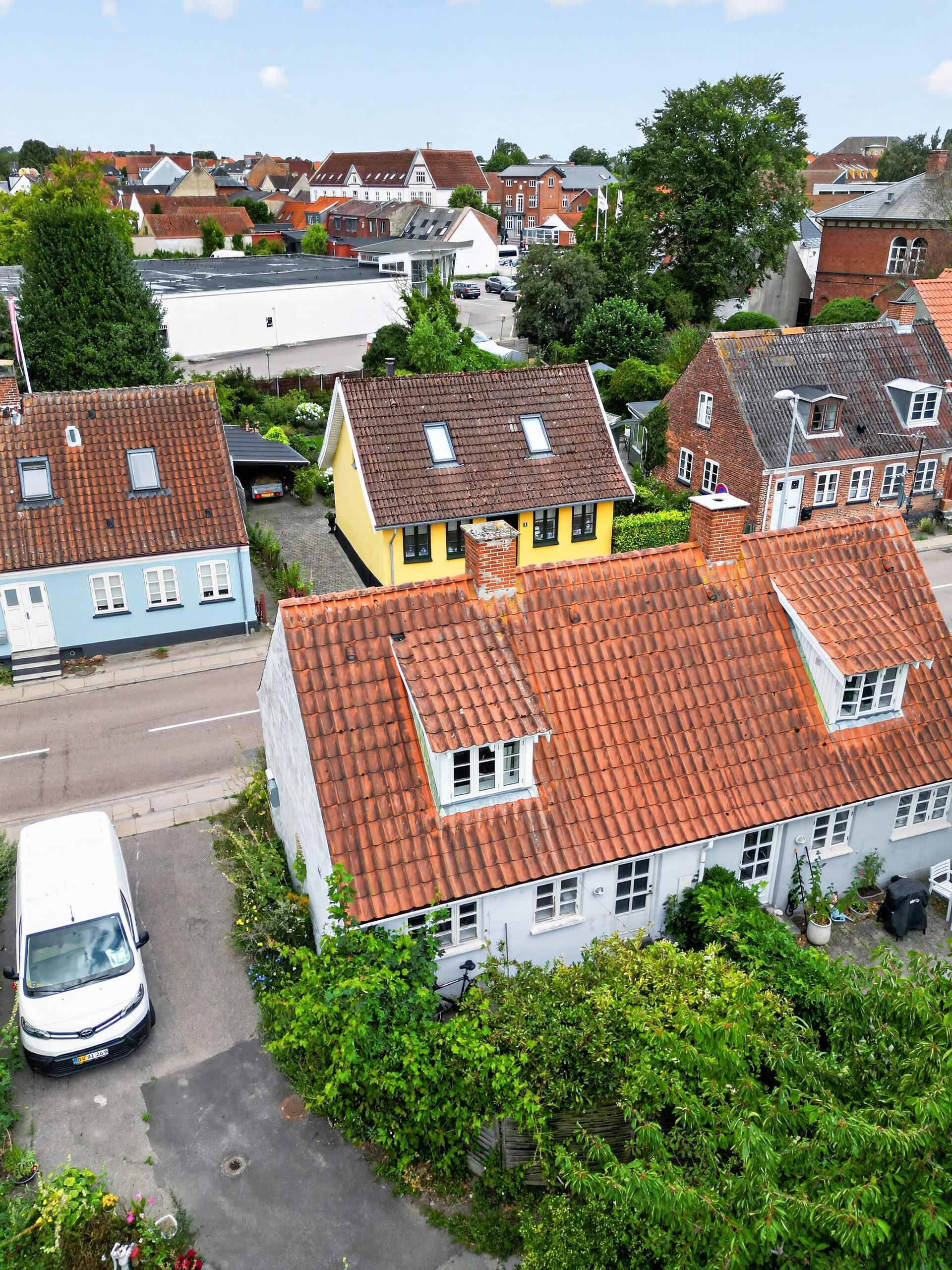 Fremhævet luftfoto billede i fuldskærmstilstand. Billede af Strandstræde 5B, 4500 Nykøbing Sj