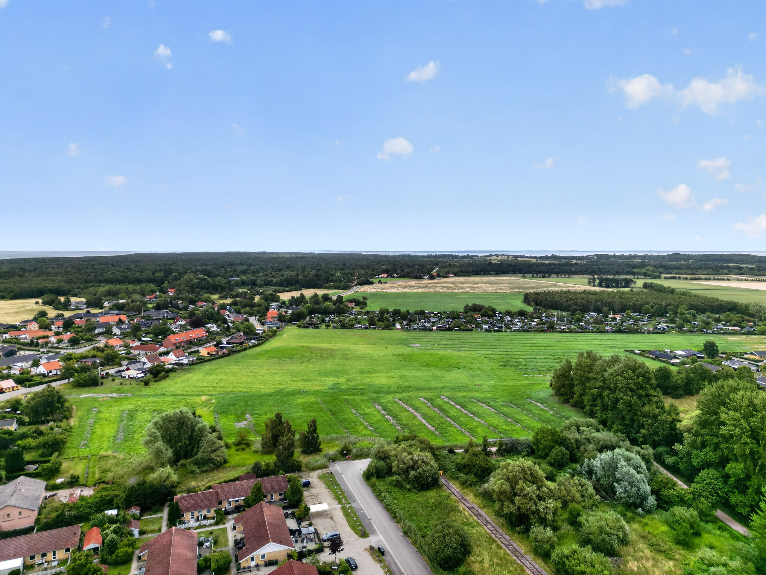 Fremhævet luftfoto billede i fuldskærmstilstand. Billede af Strandstræde 5B, 4500 Nykøbing Sj