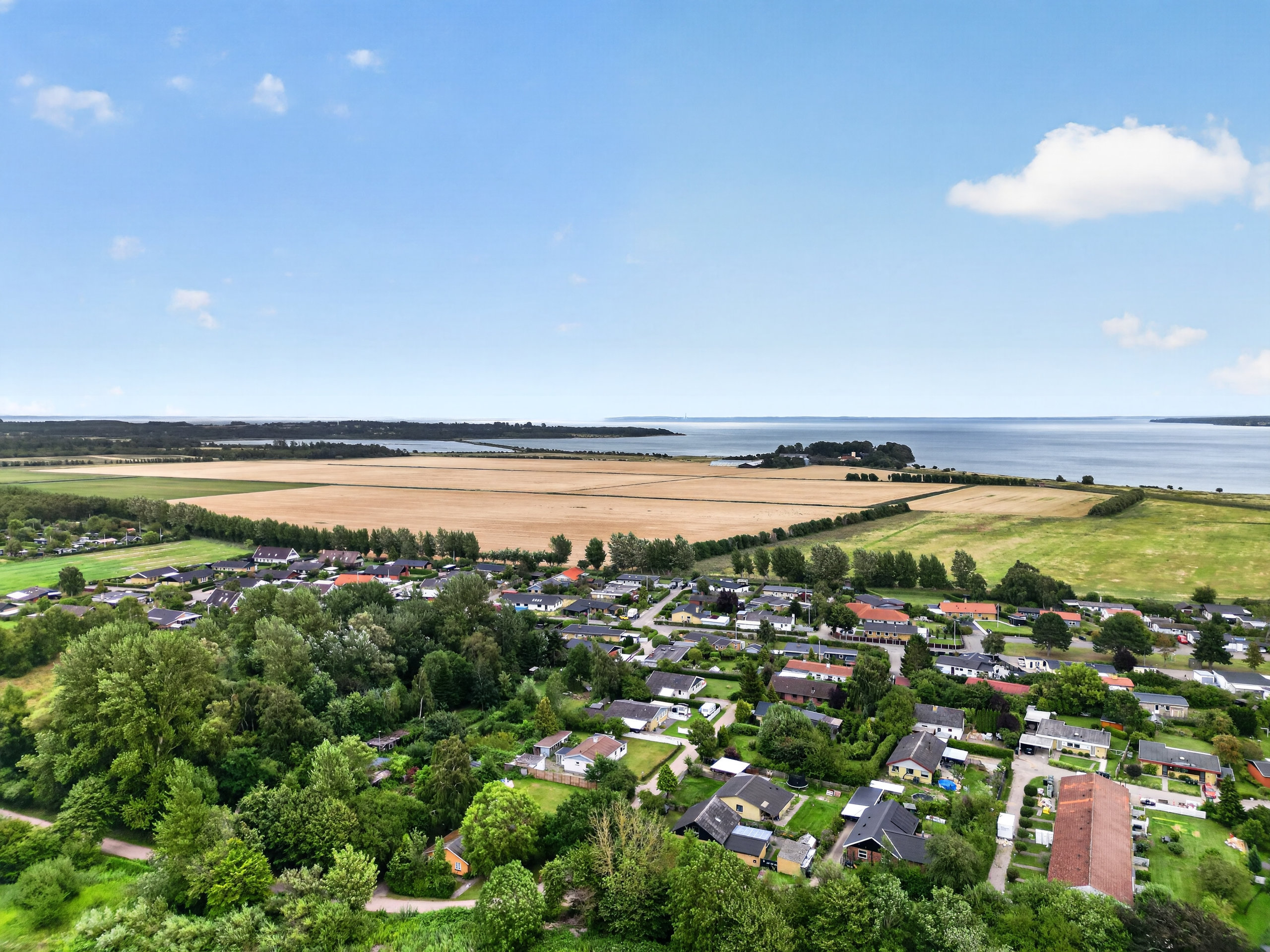 Fremhævet luftfoto billede i fuldskærmstilstand. Billede af Strandstræde 5B, 4500 Nykøbing Sj
