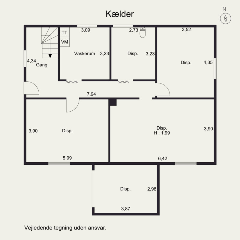 Plantegninger billede af Gammel Køge Landevej 640B, 2660 Brøndby Strand